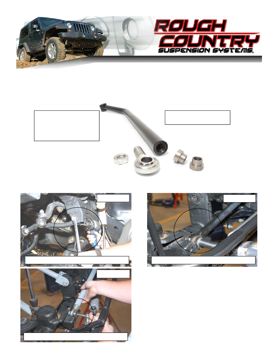 Rough Country 1168 User Manual | 1 page