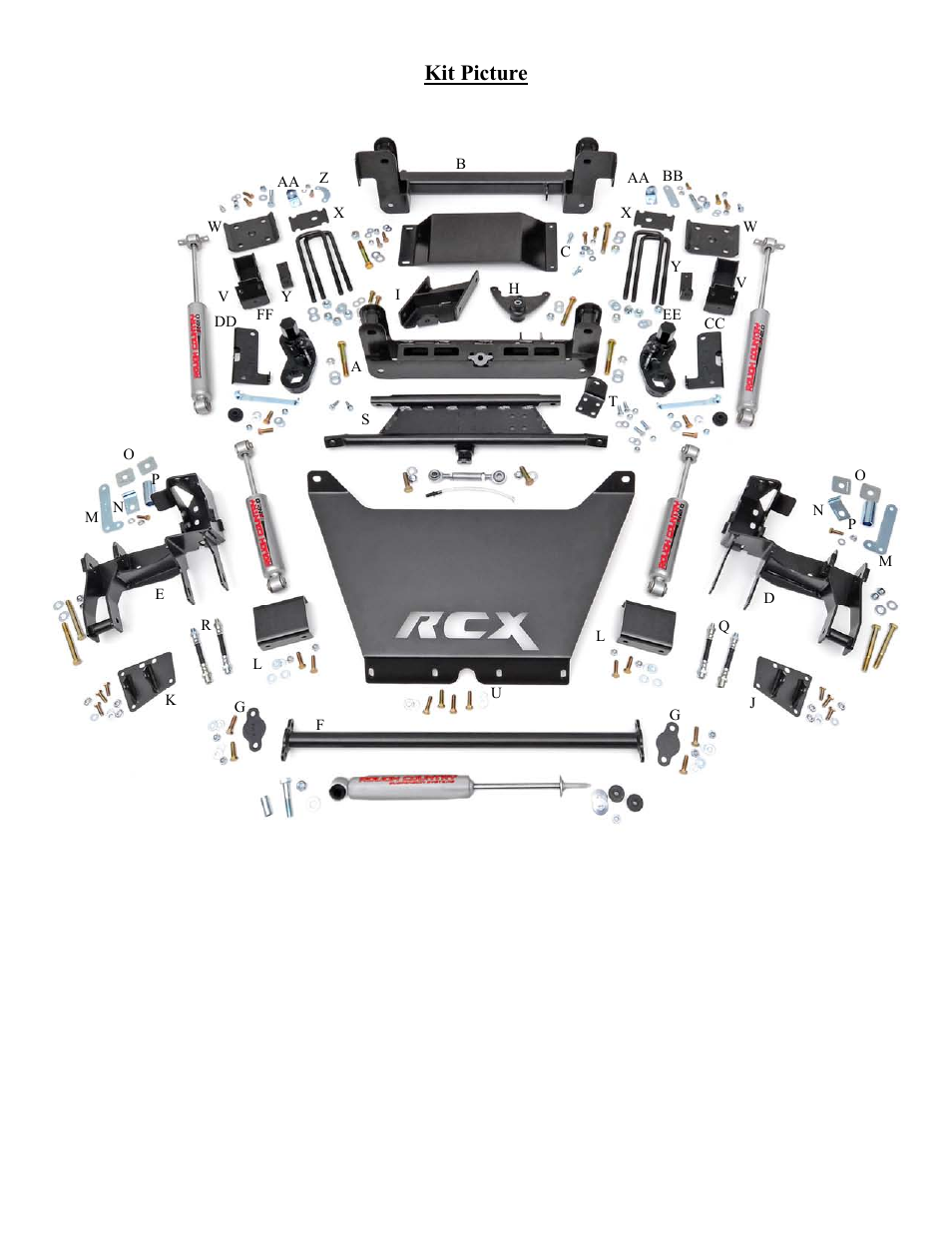 Kit picture | Rough Country 244.20 User Manual | Page 2 / 24