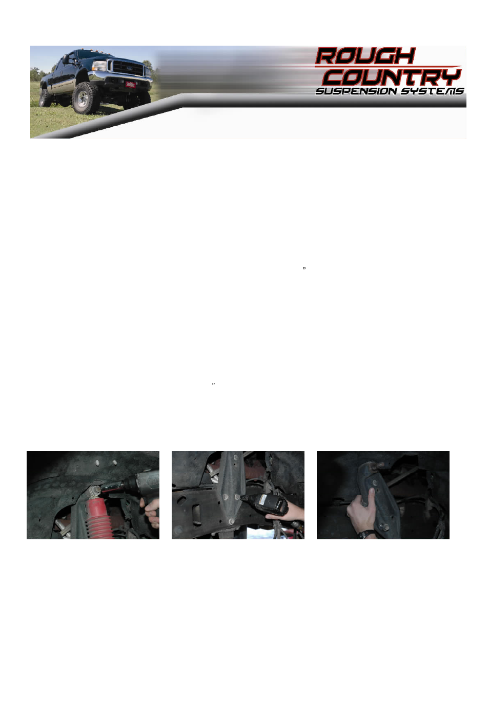 Rough Country 1402 User Manual | 2 pages