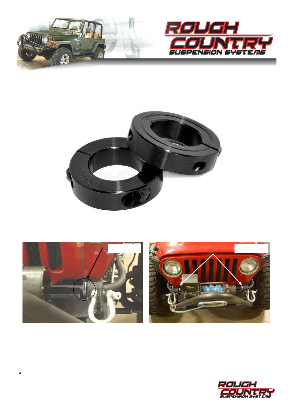 Rough Country 1127 User Manual | 1 page
