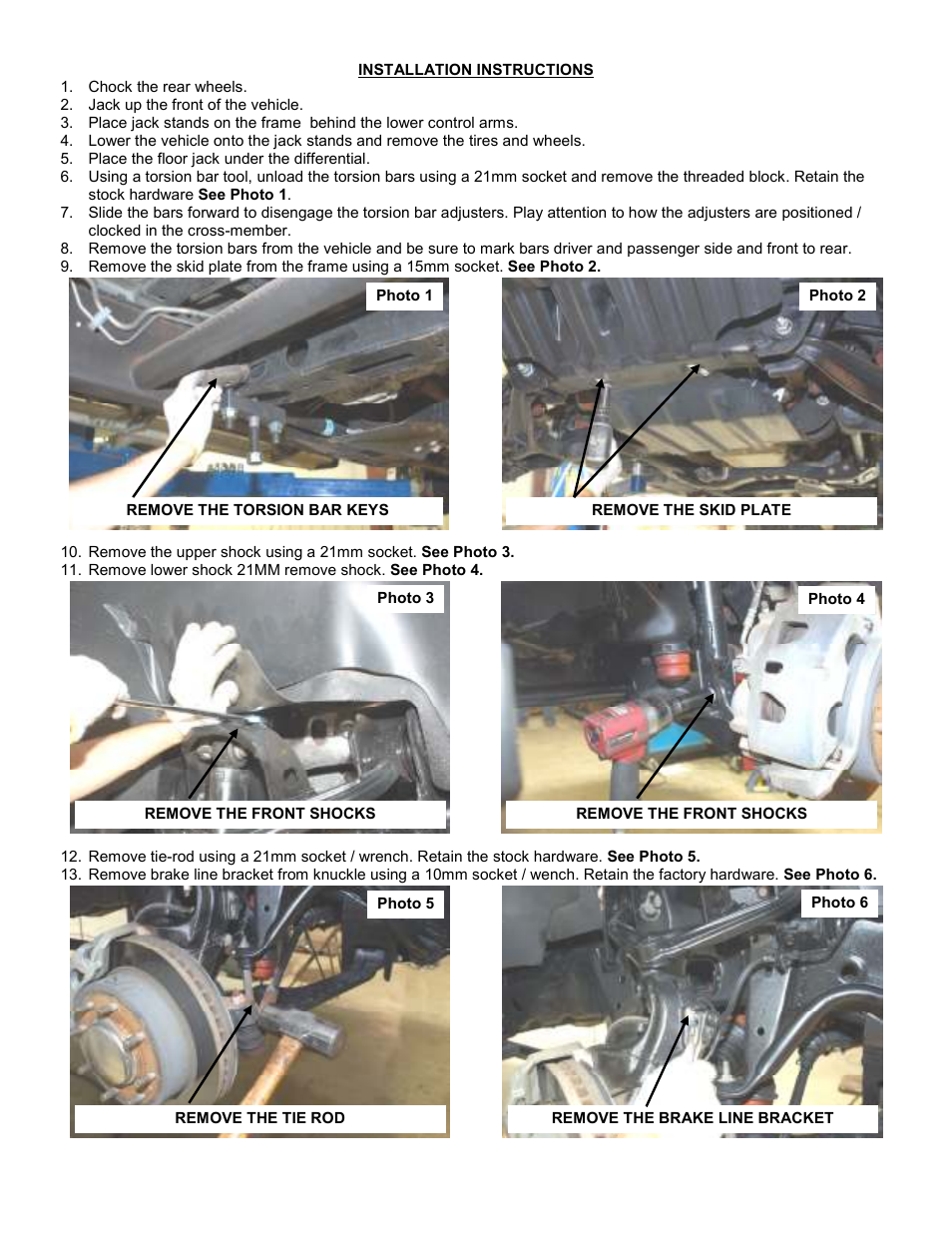 Rough Country 253X User Manual | Page 4 / 20