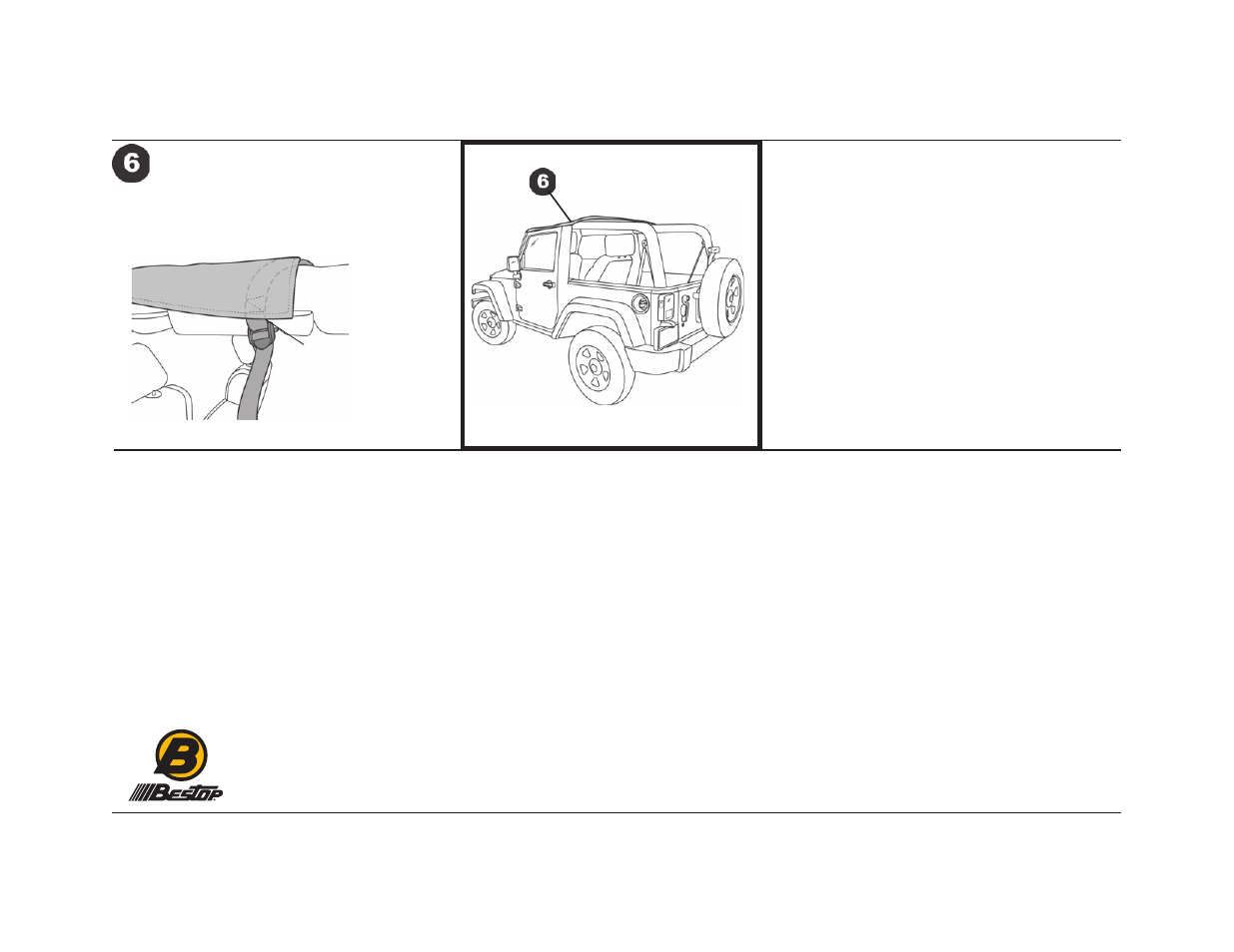 Header bikini, Installation instructions | Rough Country 52580-35 User Manual | Page 4 / 4