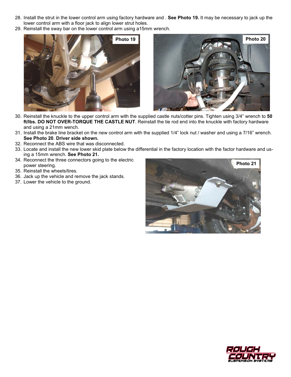 Rough Country 278.20 User Manual | Page 13 / 16