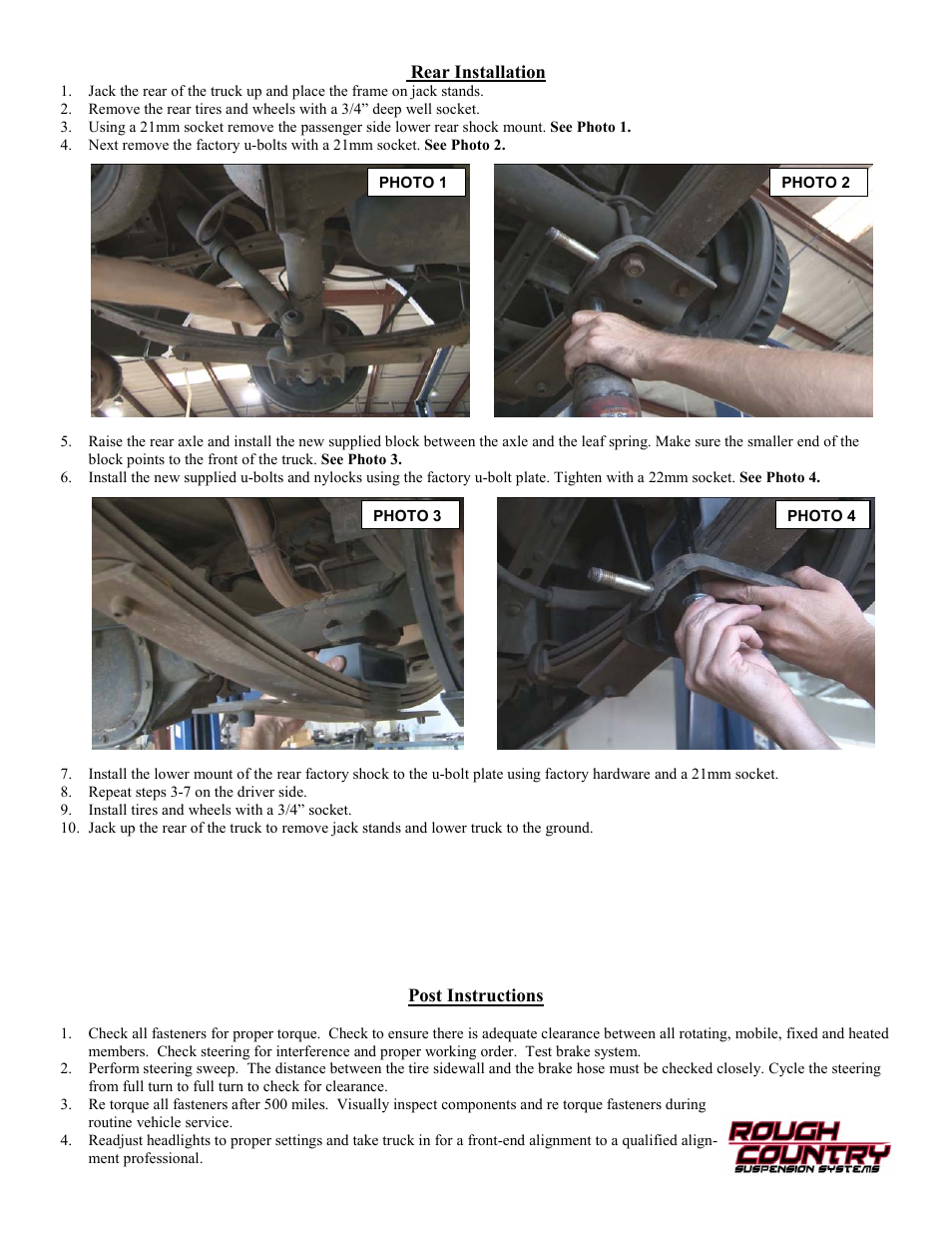 Rough Country 727 User Manual | Page 4 / 4