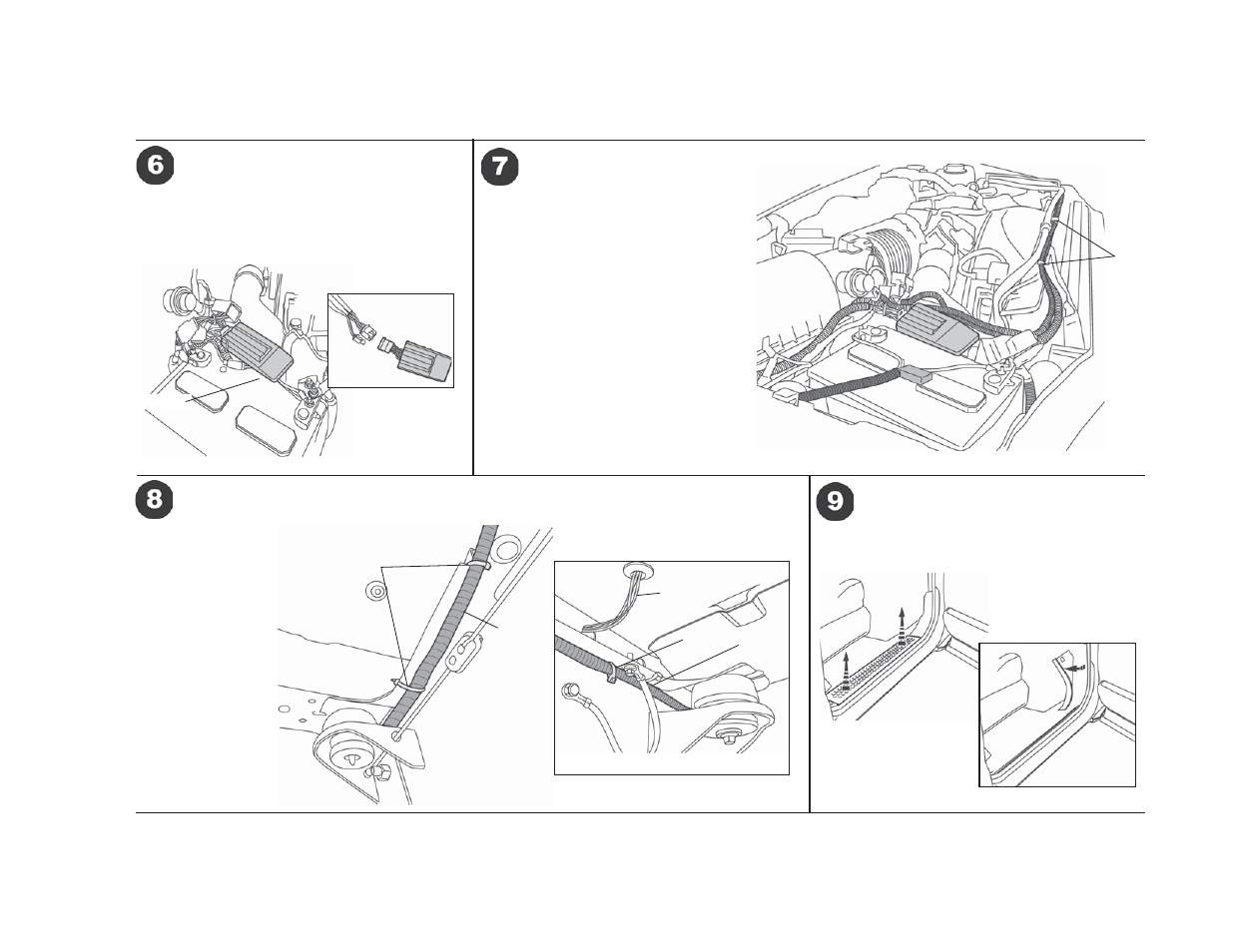 Powerboard, Installation instructions, Remove kick panel | Connect controller to wire loom and wire harness, Secure controller and wire harness, Route wire harness | Rough Country 75134-15 User Manual | Page 4 / 8