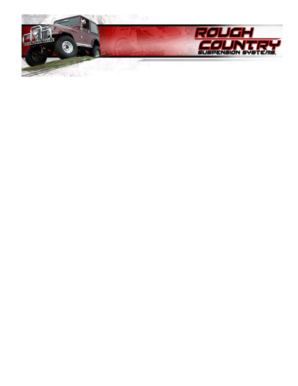 Rough Country 675-76-81.20 User Manual | 4 pages