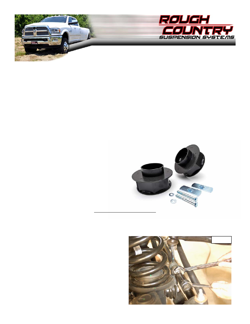 Rough Country 375 User Manual | 2 pages