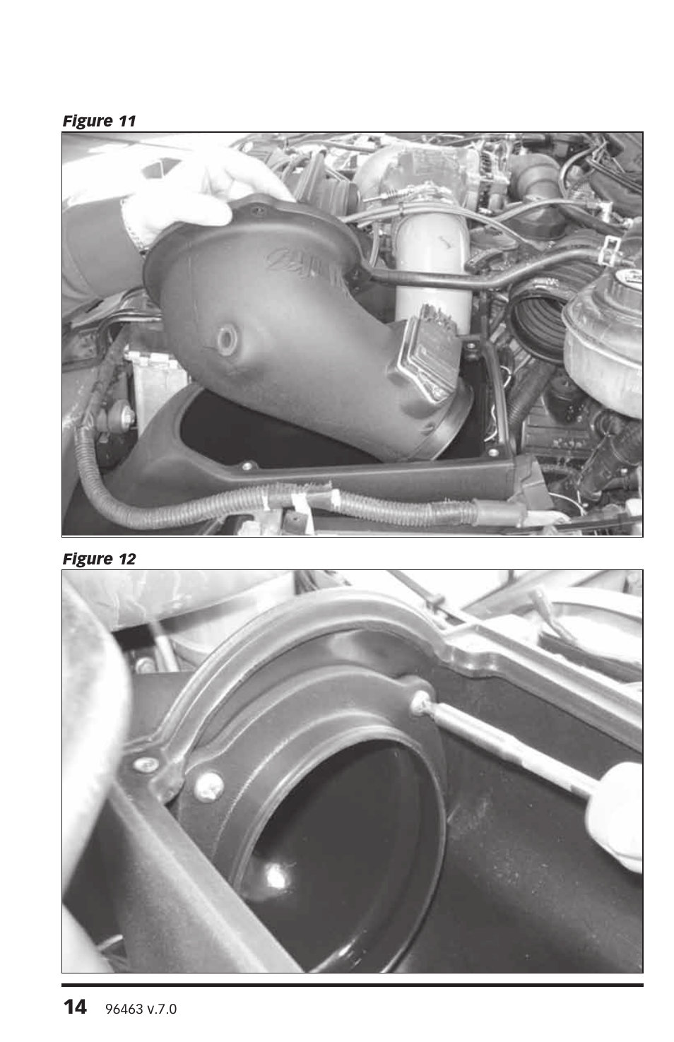 Banks Power Ford Trucks: (Diesel ’03 - 07 6.0L Power Stroke) Intake- Ram-Air Intake system '03-07 F-250-350-450 pickup User Manual | Page 14 / 20