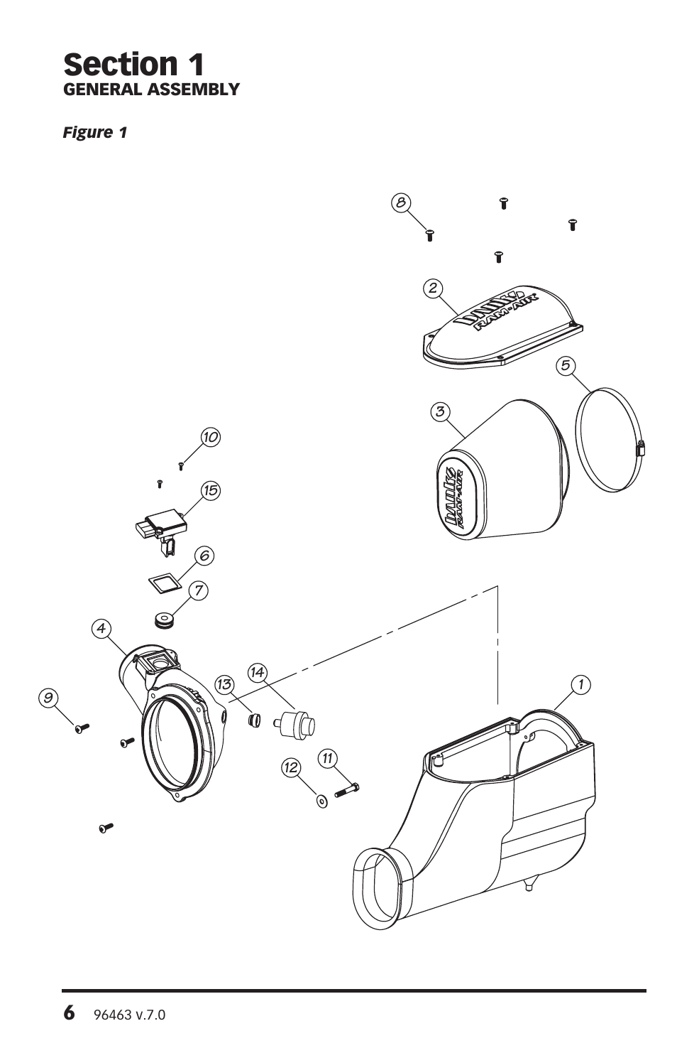 Banks Power Ford Trucks: (Diesel ’03 - 07 6.0L Power Stroke) Intake- Ram-Air Intake system '03-07 F-250-350-450 pickup User Manual | Page 6 / 20