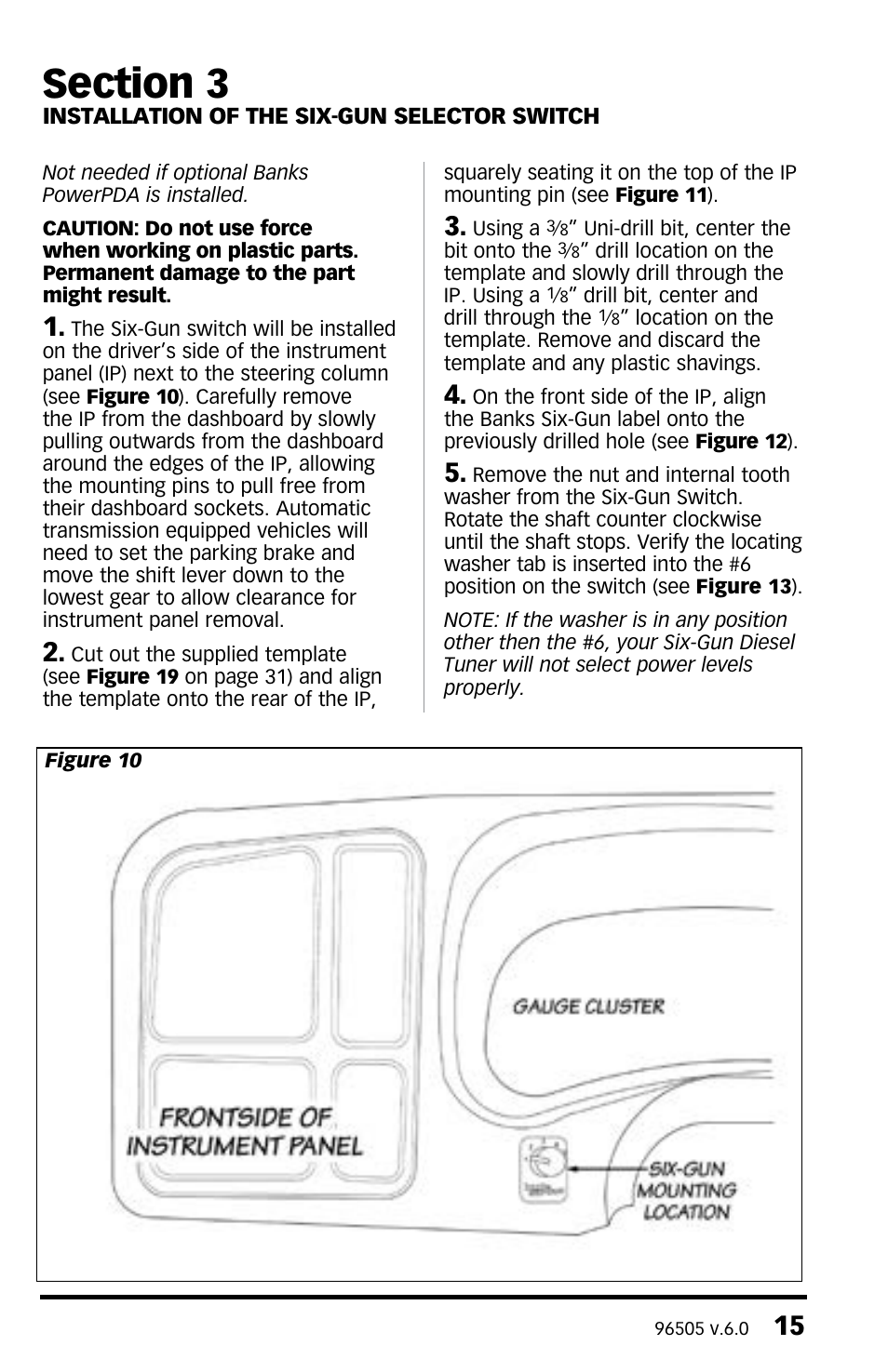Banks Power Chevy_GMC Trucks: Duramax LLY-LBZ (Diesel ’06 - 07 6.6L) Tuner- Six-Gun Diesel Tuner '06 -07 (PDA) Compatible with Optional PowerPDA & Speed-Loader User Manual | Page 15 / 28