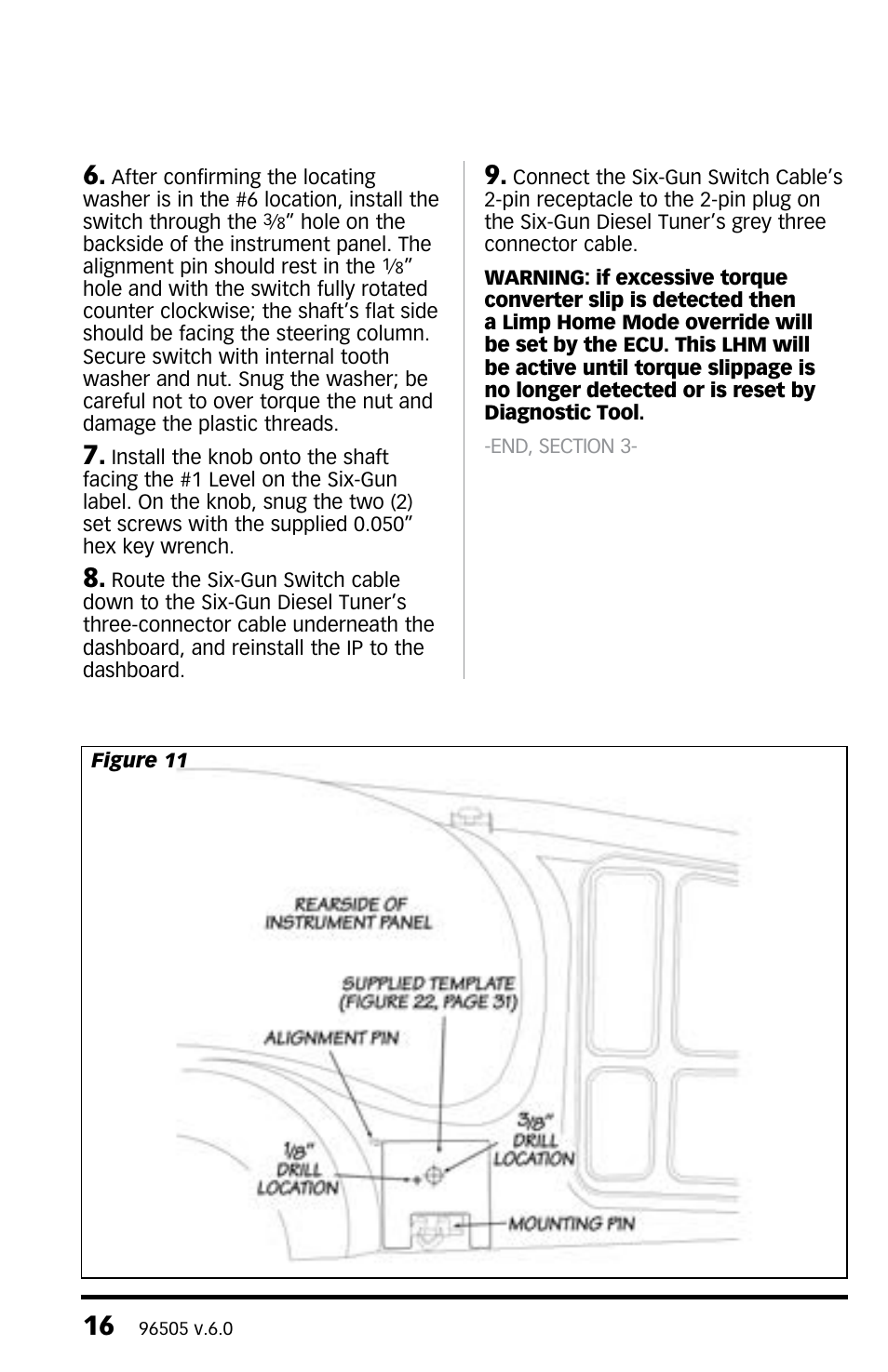 Banks Power Chevy_GMC Trucks: Duramax LLY-LBZ (Diesel ’06 - 07 6.6L) Tuner- Six-Gun Diesel Tuner '06 -07 (PDA) Compatible with Optional PowerPDA & Speed-Loader User Manual | Page 16 / 28