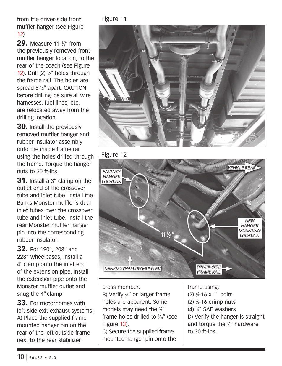 Figure 12 figure 11 | Banks Power GM Motorhomes: (Gas ’01 - 10 8.1L Workhorse) PowerPack & Stinger systems '01-04 Class-A MH, P-series User Manual | Page 10 / 14