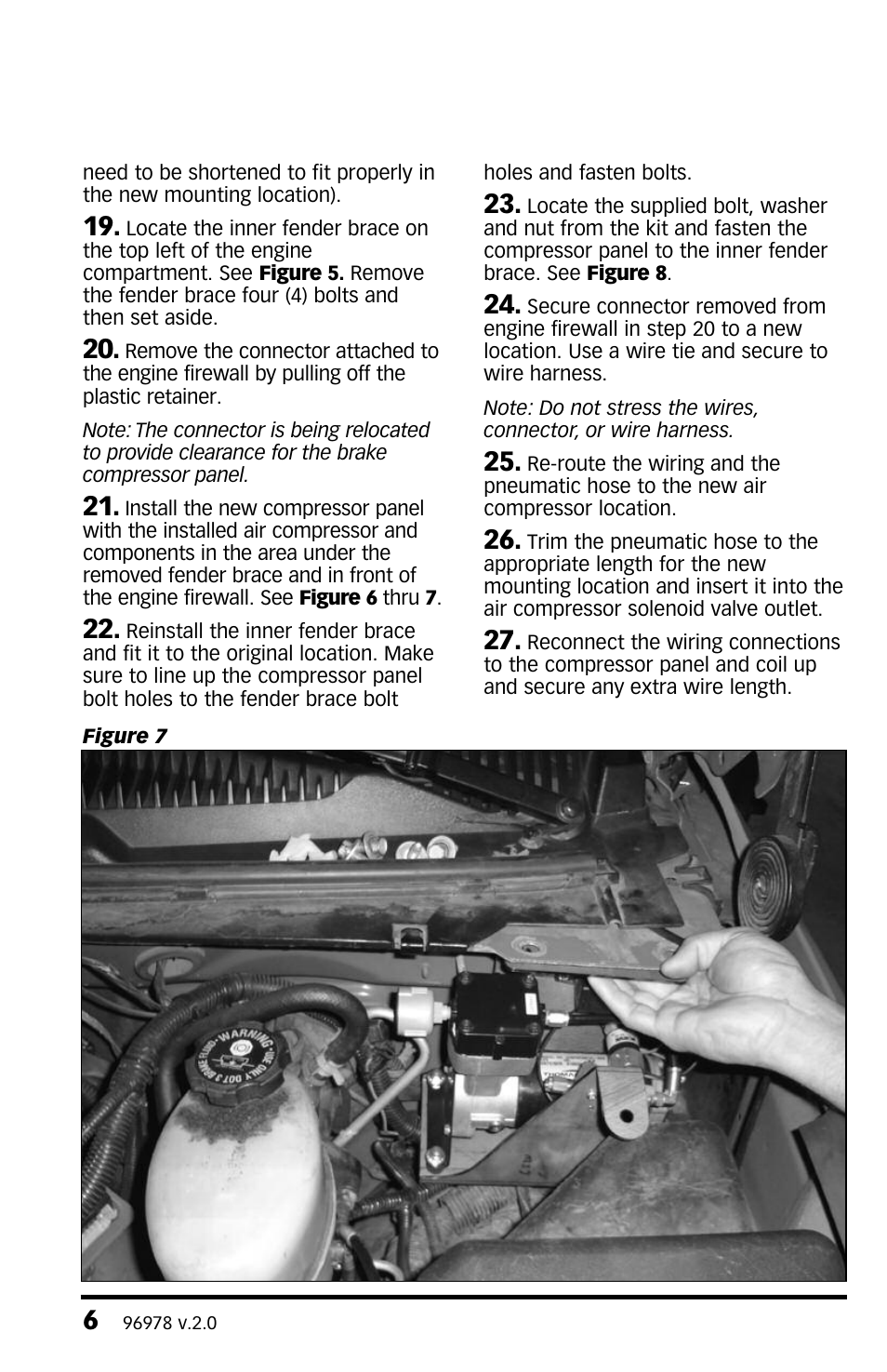Banks Power Chevy_GMC Trucks: Duramax LB7 (Diesel ’01 - 04 6.6L) Speed Control- Compressor Relocation Kit Required for Ram-Air Intake System User Manual | Page 6 / 8