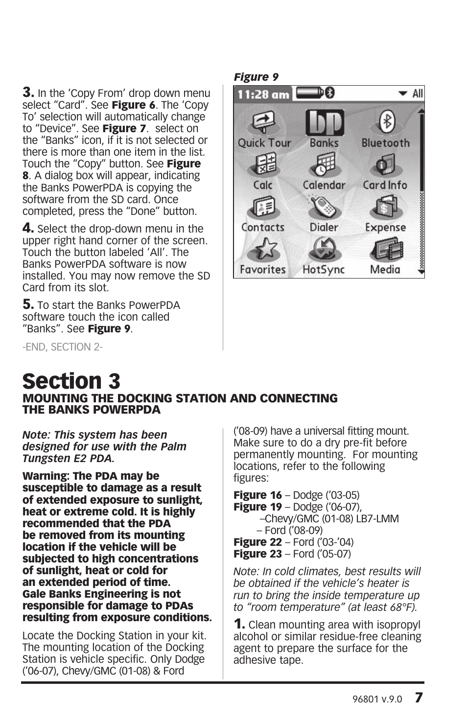 Banks Power Ford Trucks: (Diesel ’03 - 07 6.0L Power Stroke) Interface- PowerPDA Ford (03-09), Chevy (01-08), Dodge (03-07) User Manual | Page 7 / 44