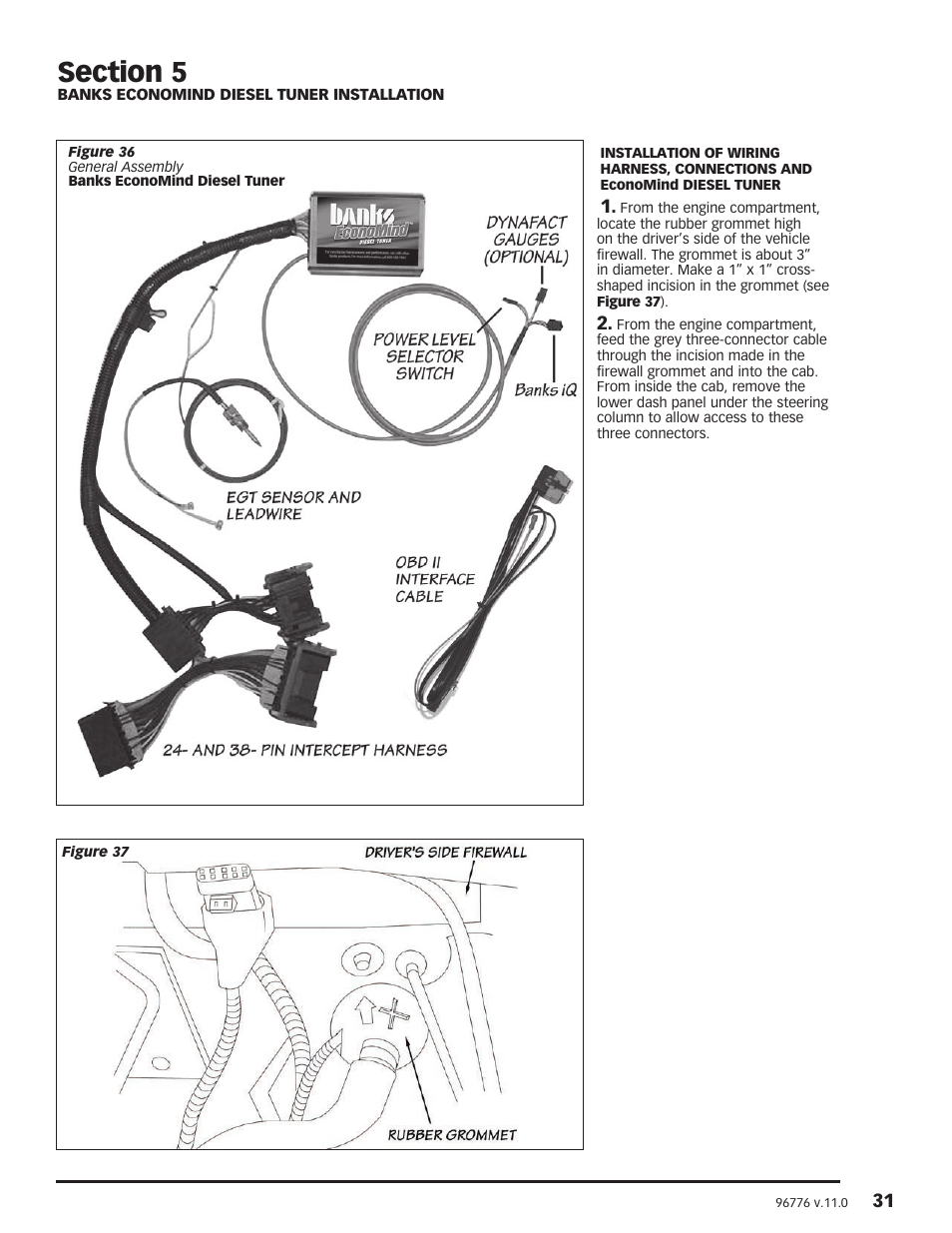 Banks Power Chevy_GMC Trucks: Duramax LB7 (Diesel ’01 - 04 6.6L) Power Systems- PowerPack & Stinger Systems w_ EconoMind (LB7 & LLY) '01-05 (PDA) Compatible w_ Optional PowerPDA User Manual | Page 31 / 45