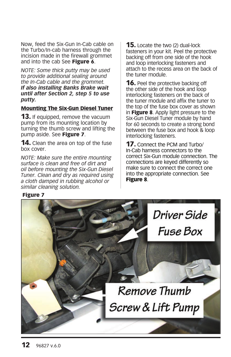 Banks Power Ford Trucks: (Diesel ’08 - 10 6.4L Power Stroke) Tuner- Six-Gun Diesel Tuner & SpeedBrake, For use with Banks iQ '08-10 Compatible with PowerPDA User Manual | Page 12 / 36