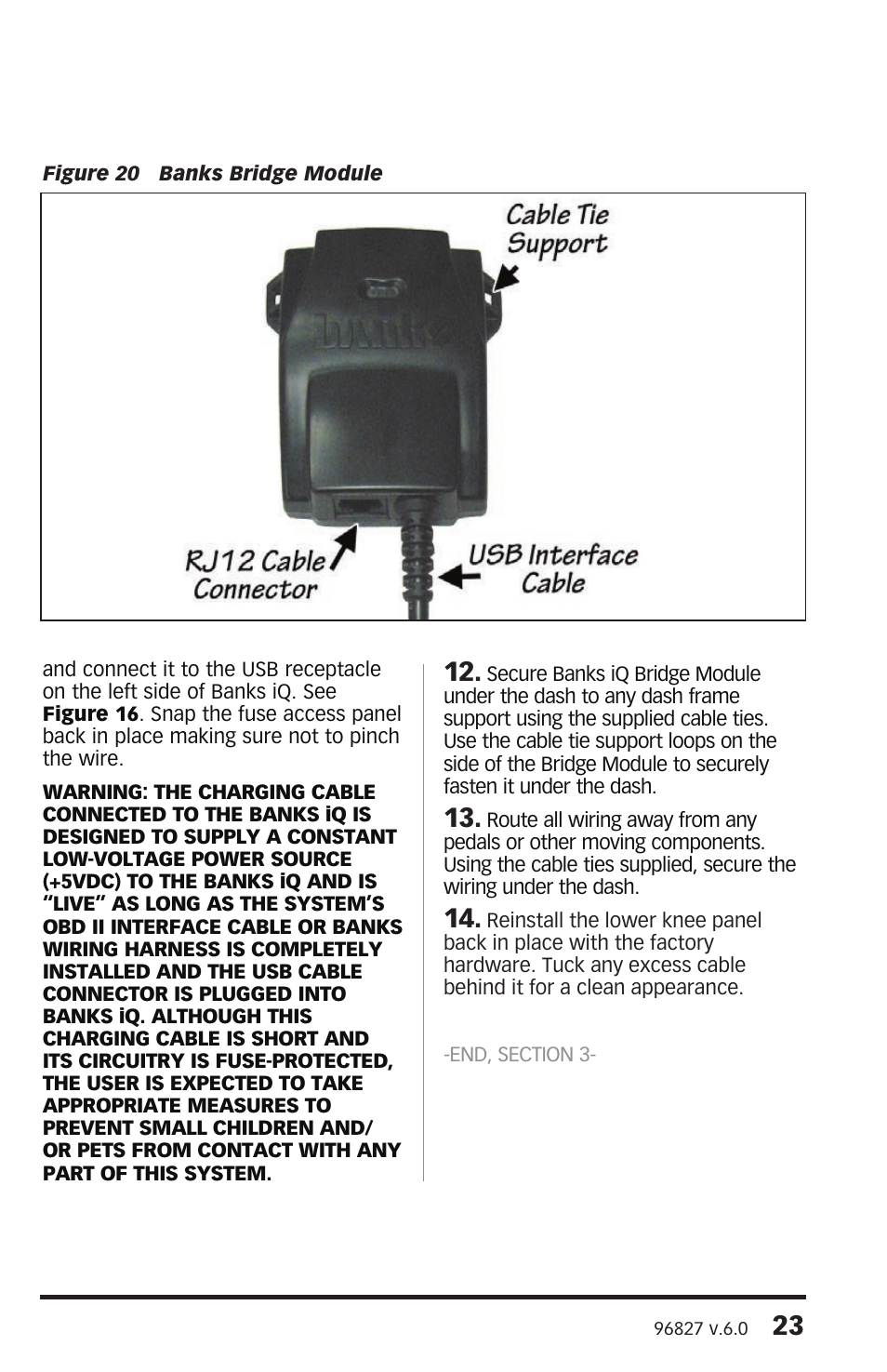 Banks Power Ford Trucks: (Diesel ’08 - 10 6.4L Power Stroke) Tuner- Six-Gun Diesel Tuner & SpeedBrake, For use with Banks iQ '08-10 Compatible with PowerPDA User Manual | Page 23 / 36