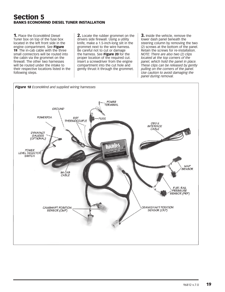 Banks Power Dodge Trucks: (Diesel ’03 - 07 5.9L Cummins) PowerPack & Stinger w_EconoMind '03-05 For use with PowerPDA User Manual | Page 19 / 40