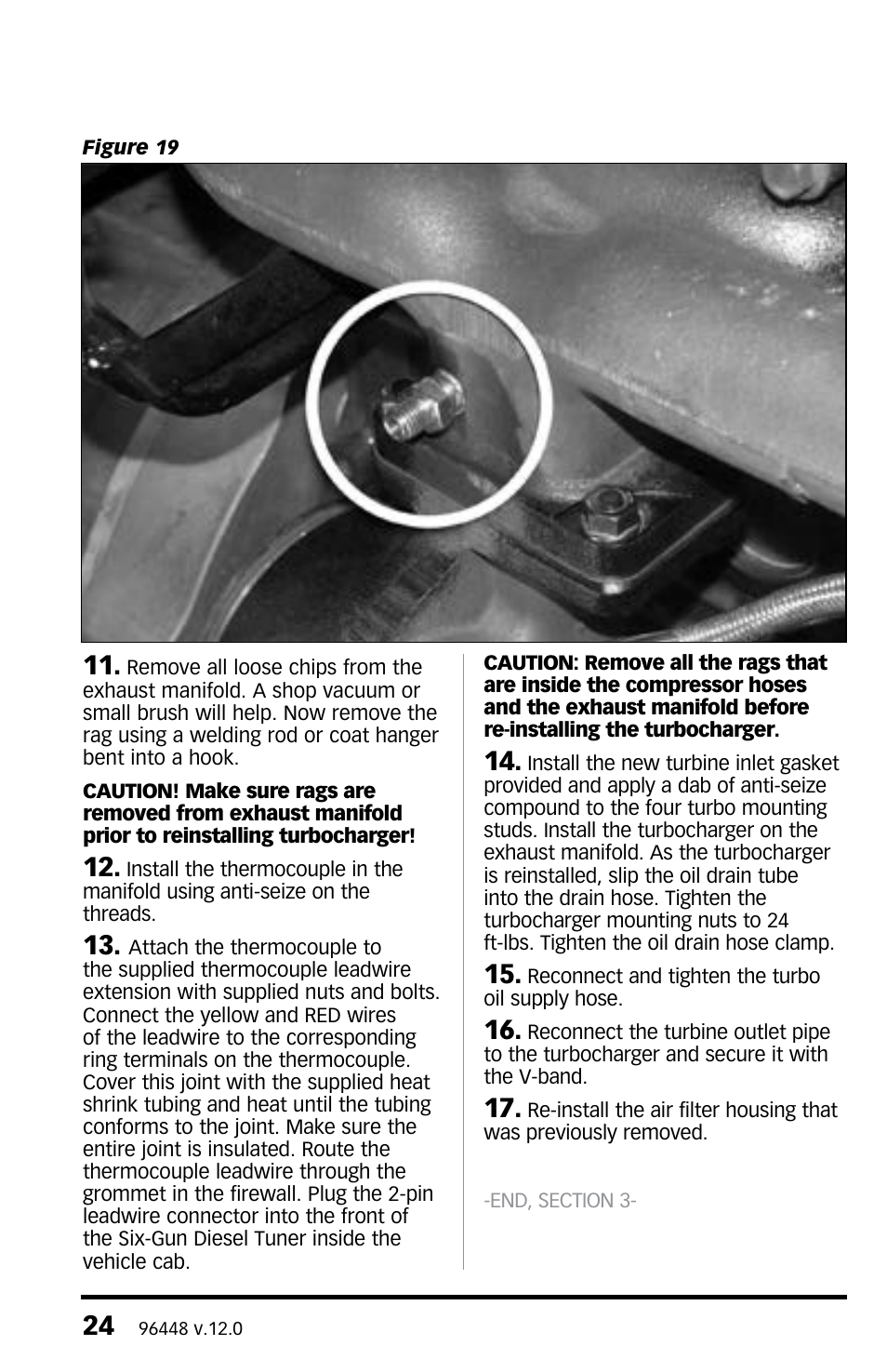 Banks Power Dodge Trucks: (Diesel ’03 - 07 5.9L Cummins) Tuner- Six-Gun Diesel Tuner (235, 250, 305 HP Dodge 5.9L Cummins (24-valve) Trucks) '03-04 For use with Six-Gun Switch User Manual | Page 24 / 36