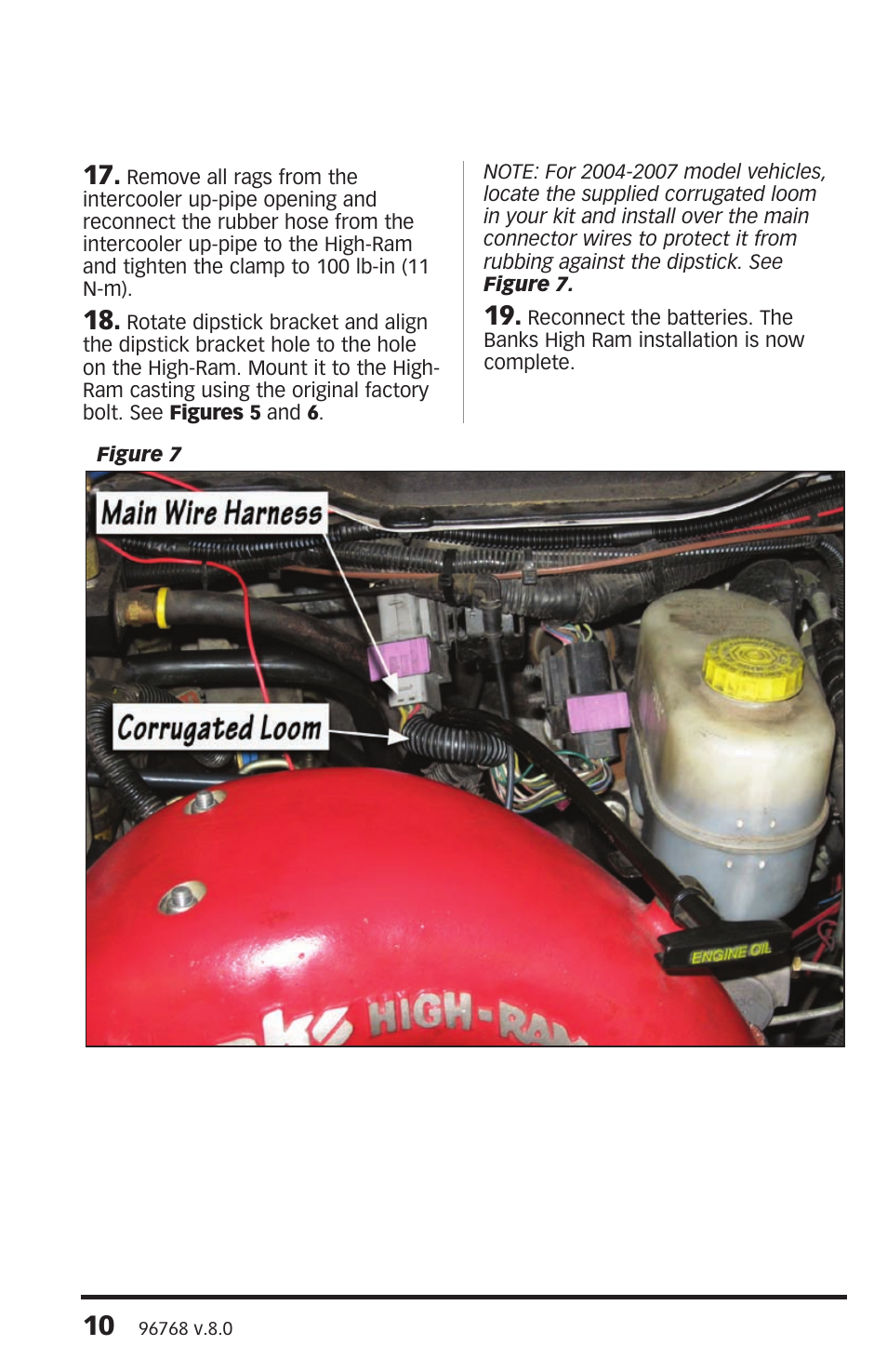 Banks Power Dodge Trucks: (Diesel ’03 - 07 5.9L Cummins) Intake- High-Ram Air Intake '03-07 User Manual | Page 10 / 12