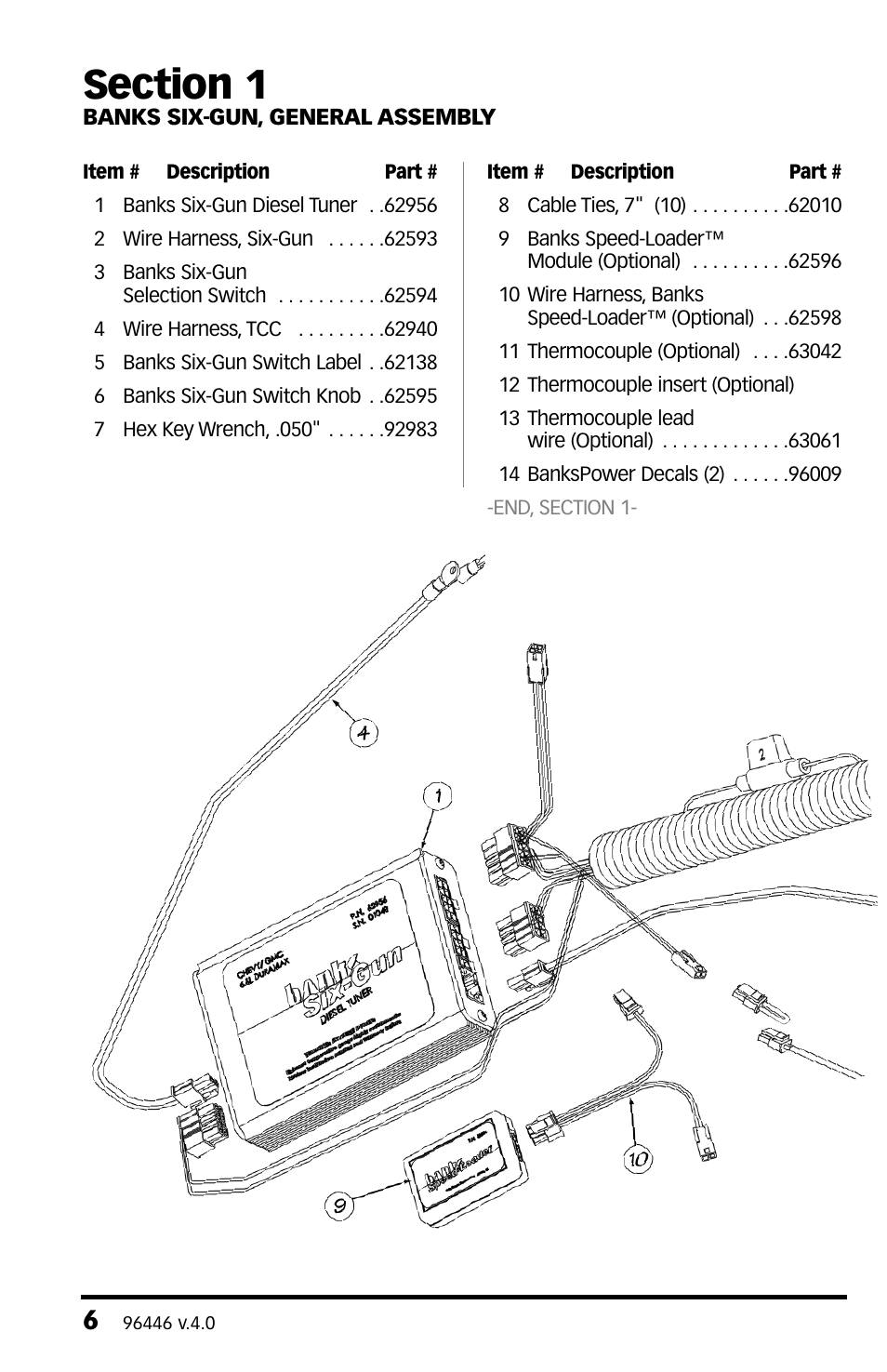 Banks Power Chevy_GMC Trucks: Duramax LB7 (Diesel ’01 - 04 6.6L) Tuner- Six-Gun Diesel Tuner with optional Speed-Loader Module '01-04 For use with Six-Gun Switch User Manual | Page 6 / 24