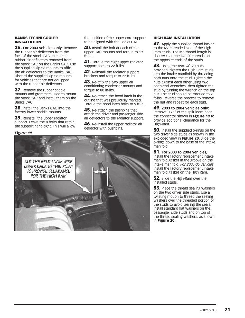 Banks Power Ford Trucks: (Diesel ’03 - 07 6.0L Power Stroke) Power Systems- PowerPack & Stinger '03-07 Compatible w_ Optional Banks iQ User Manual | Page 21 / 42