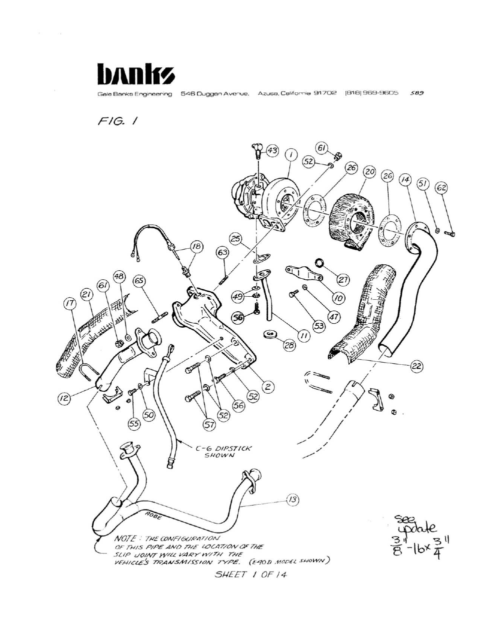 Banks Power Ford Trucks: (Diesel ’83 - 93 6.9 & 7.3L) Forced Induction — Sidewinder Turbo System (1st Generation) 6.9_7.3L Ford User Manual | Page 22 / 39