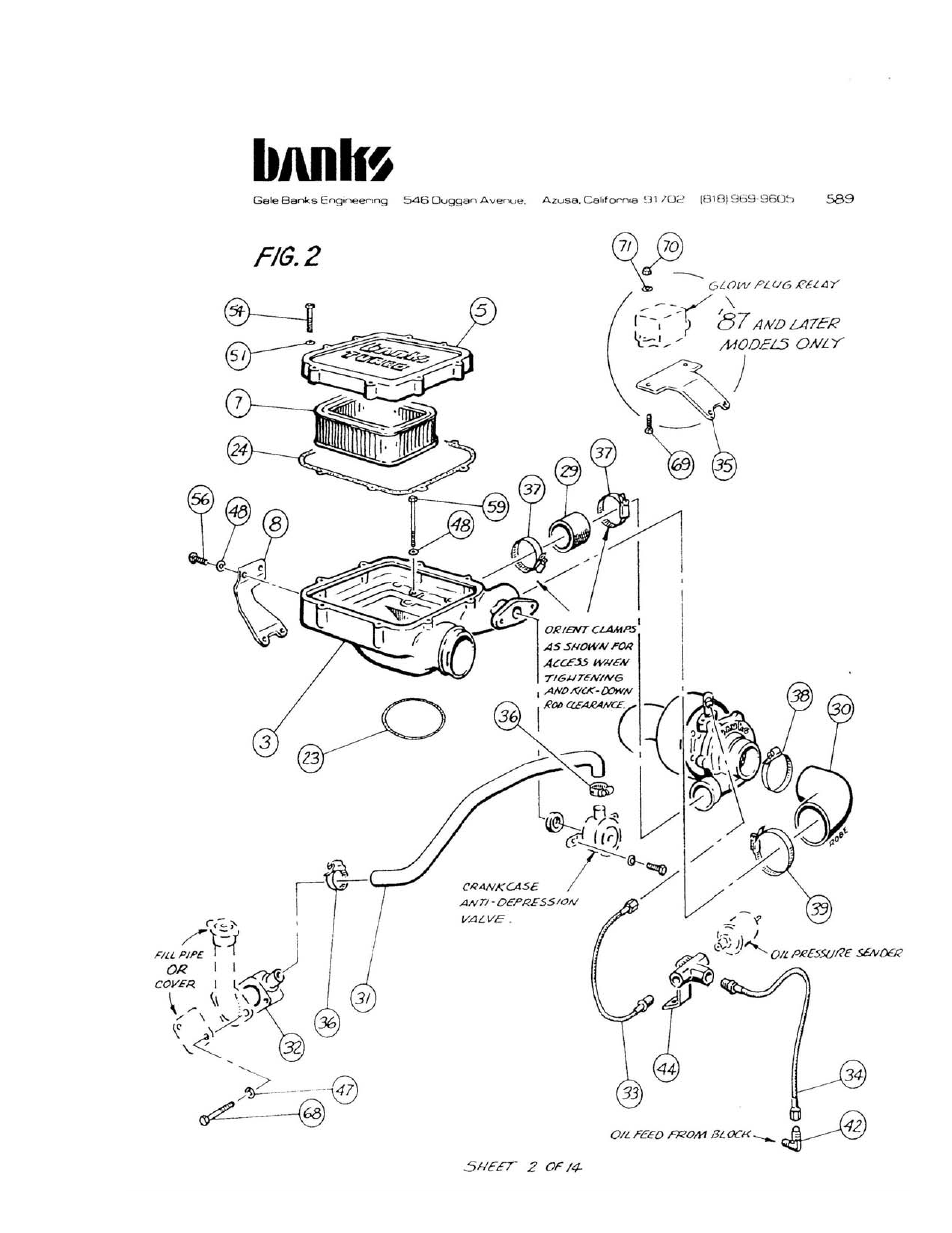 Banks Power Ford Trucks: (Diesel ’83 - 93 6.9 & 7.3L) Forced Induction — Sidewinder Turbo System (1st Generation) 6.9_7.3L Ford User Manual | Page 23 / 39