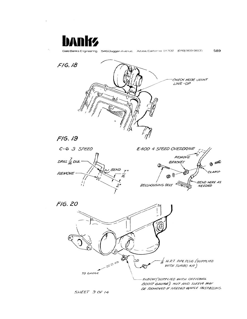 Banks Power Ford Trucks: (Diesel ’83 - 93 6.9 & 7.3L) Forced Induction — Sidewinder Turbo System (1st Generation) 6.9_7.3L Ford User Manual | Page 30 / 39
