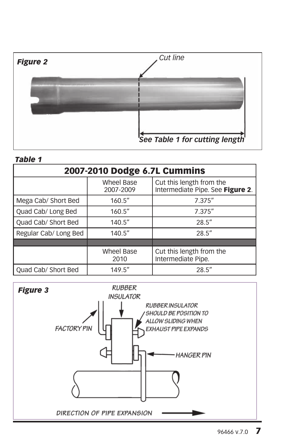 Banks Power Dodge Trucks: (Diesel ’07 - 12 6.7L Cummins) Exhaust- Monster Exhaust, Split-Dual, side exits '07-10 including Mega Cab User Manual | Page 7 / 12