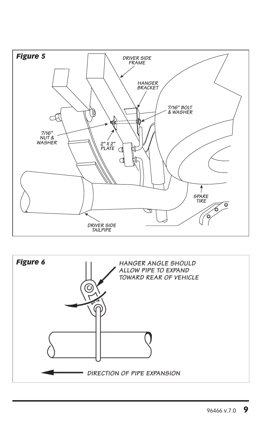 Figure 5 figure 6 | Banks Power Dodge Trucks: (Diesel ’07 - 12 6.7L Cummins) Exhaust- Monster Exhaust, Split-Dual, side exits '07-10 including Mega Cab User Manual | Page 9 / 12