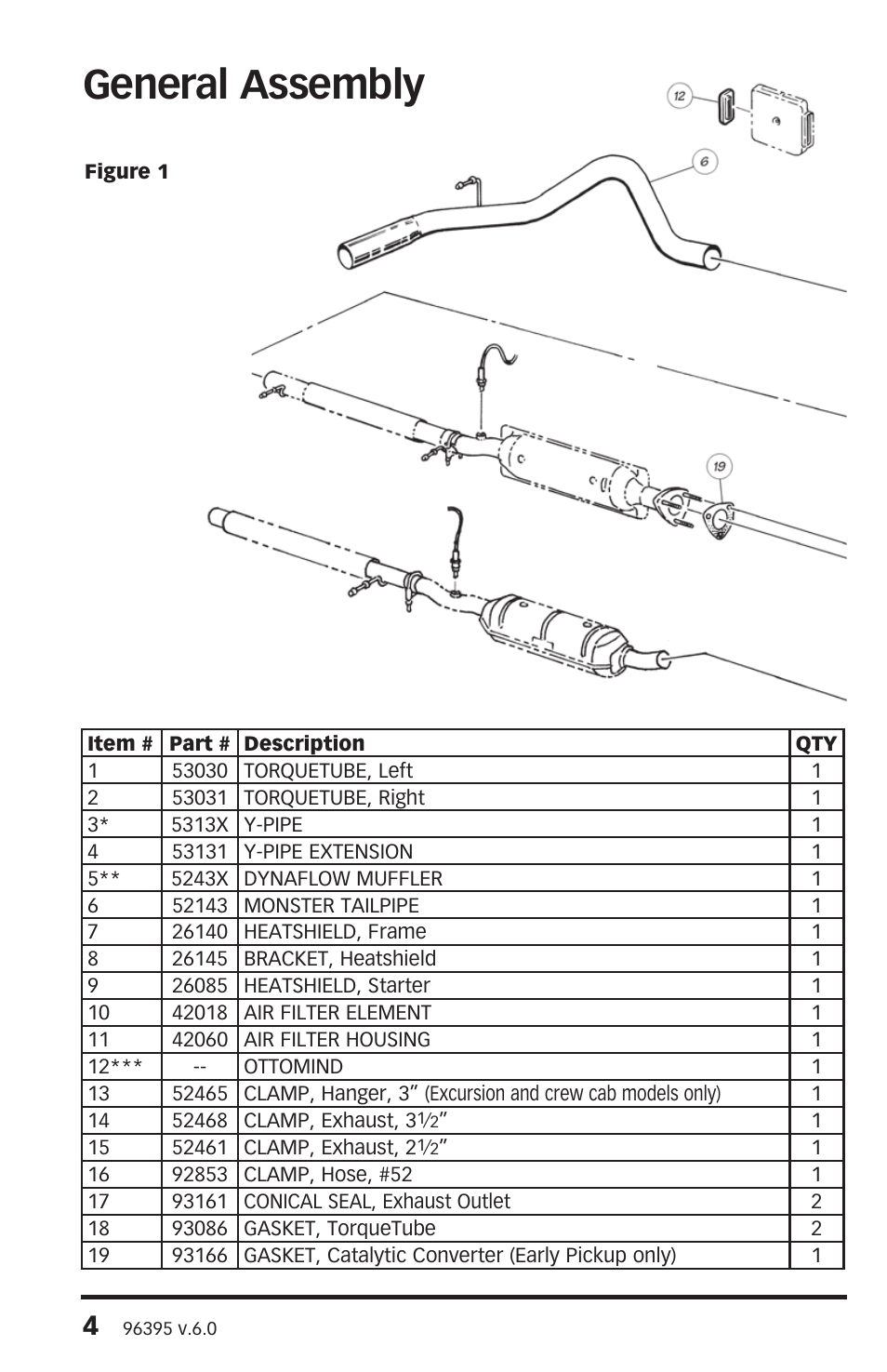 General assembly | Banks Power Ford Trucks: (Gas ’99 - 11 6.8L V10; 6.2L V8) Power Systems- PowerPack & Stinger '99-04 F250_F350 6.8L V10 (Pickups & Excursions) User Manual | Page 4 / 16