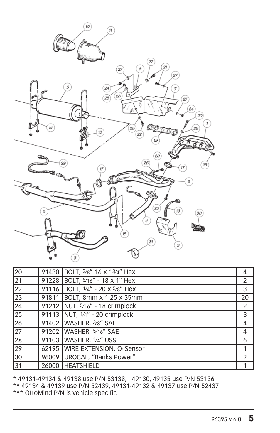 Banks Power Ford Trucks: (Gas ’99 - 11 6.8L V10; 6.2L V8) Power Systems- PowerPack & Stinger '99-04 F250_F350 6.8L V10 (Pickups & Excursions) User Manual | Page 5 / 16