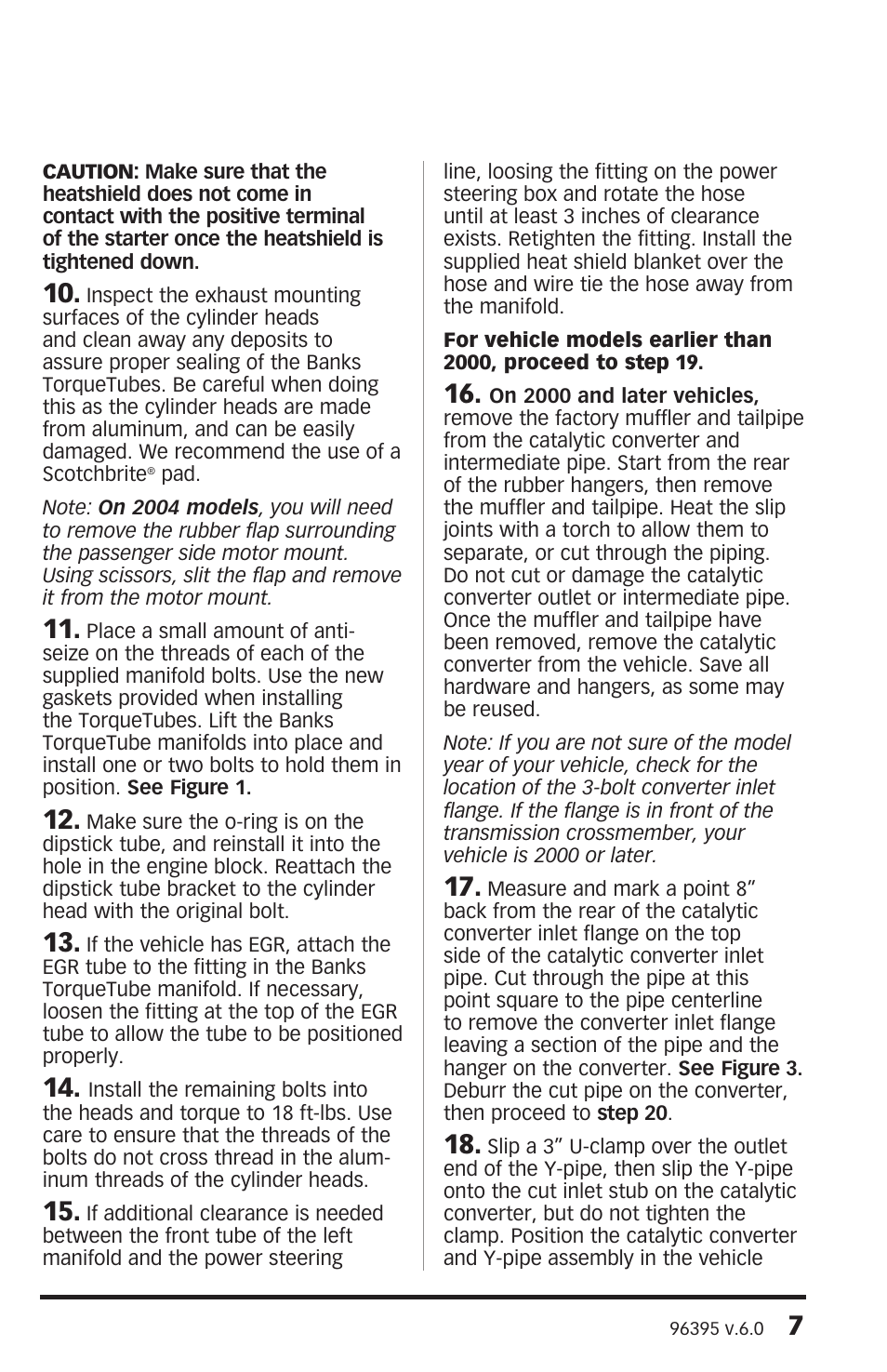 Banks Power Ford Trucks: (Gas ’99 - 11 6.8L V10; 6.2L V8) Power Systems- PowerPack & Stinger '99-04 F250_F350 6.8L V10 (Pickups & Excursions) User Manual | Page 7 / 16