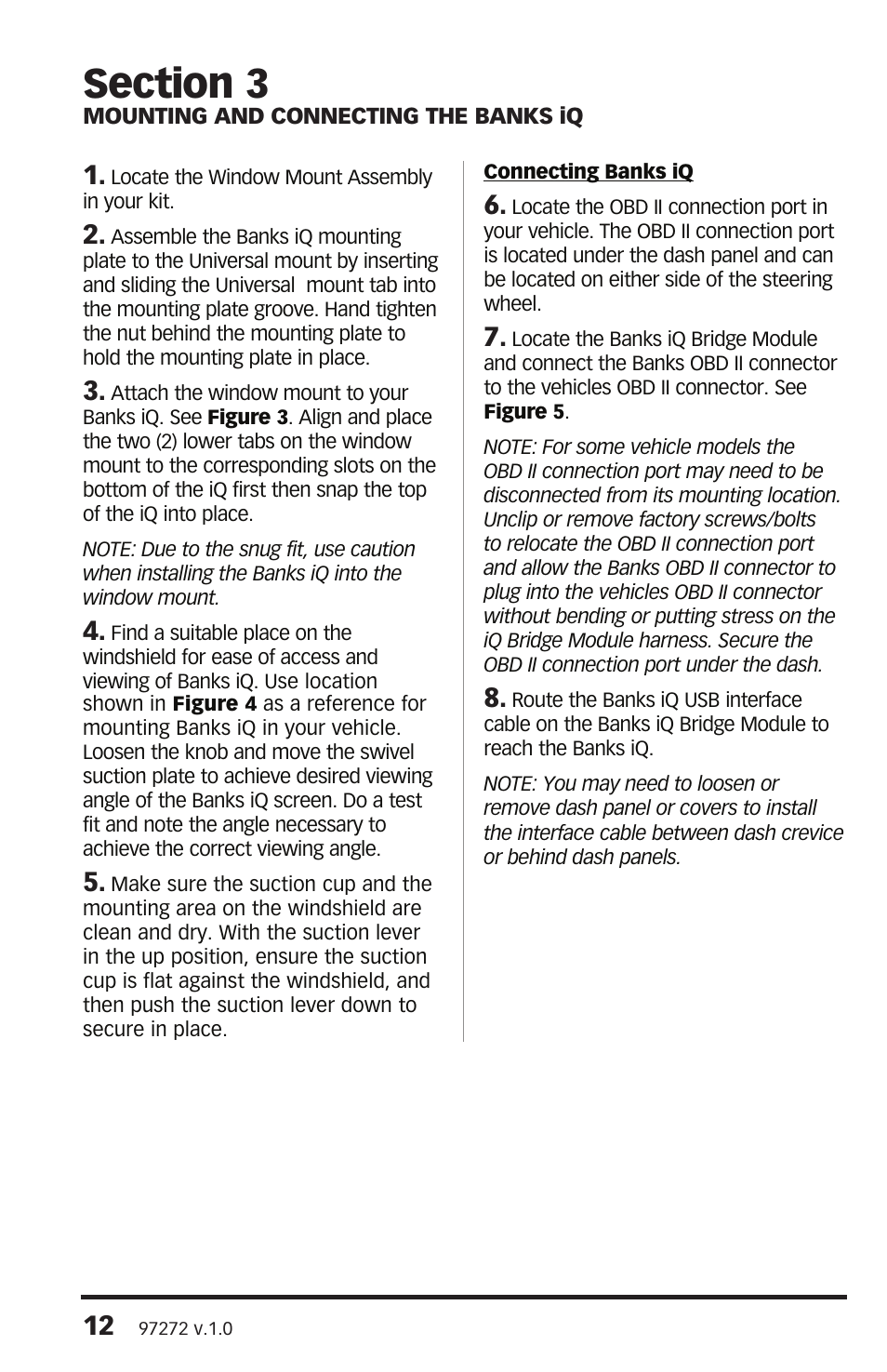 Banks Power Interface- Banks iQ 1996 & Later Vehicles with OBDII Diagnostics User Manual | Page 12 / 46