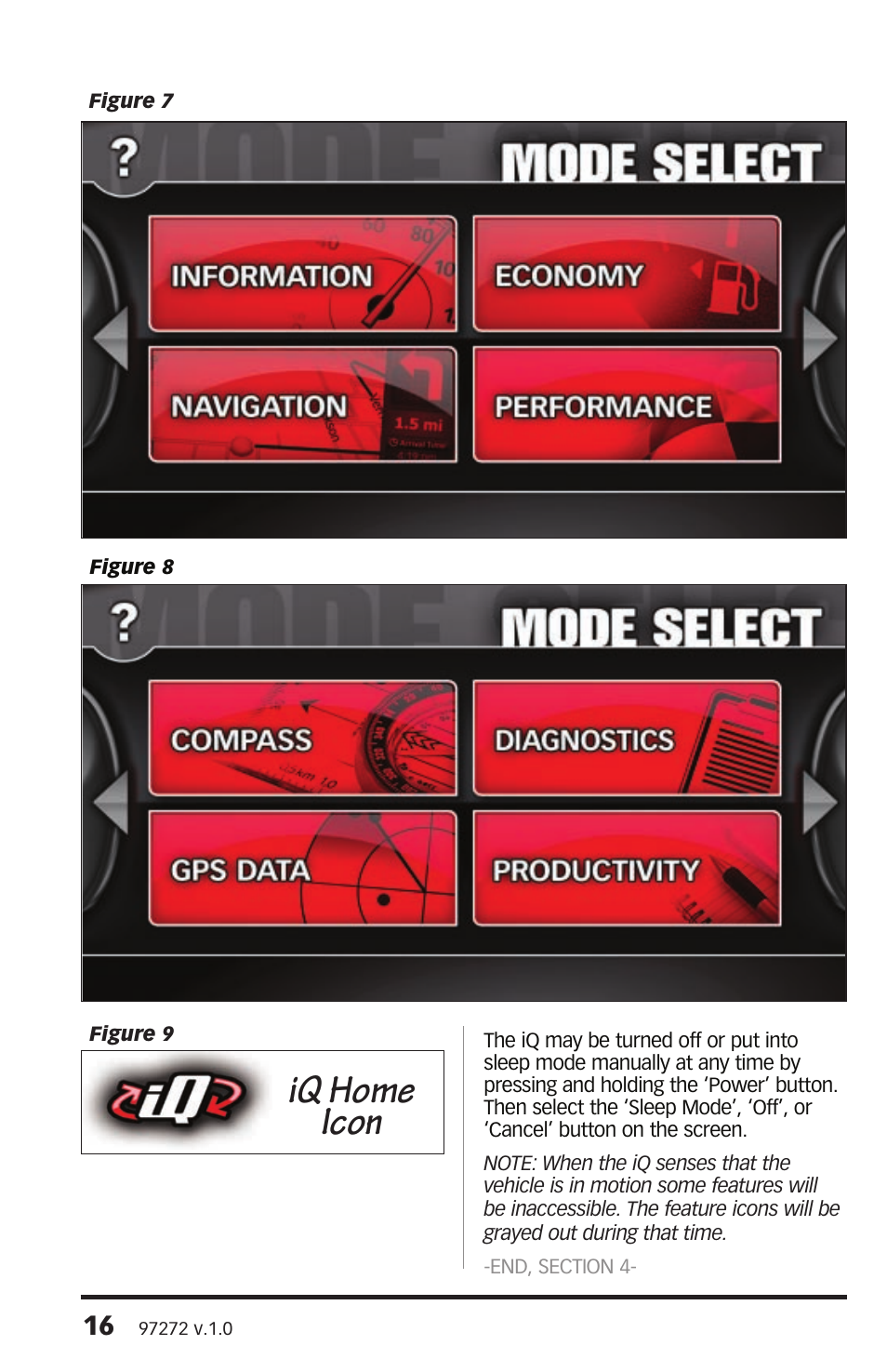 Iq home icon | Banks Power Interface- Banks iQ 1996 & Later Vehicles with OBDII Diagnostics User Manual | Page 16 / 46