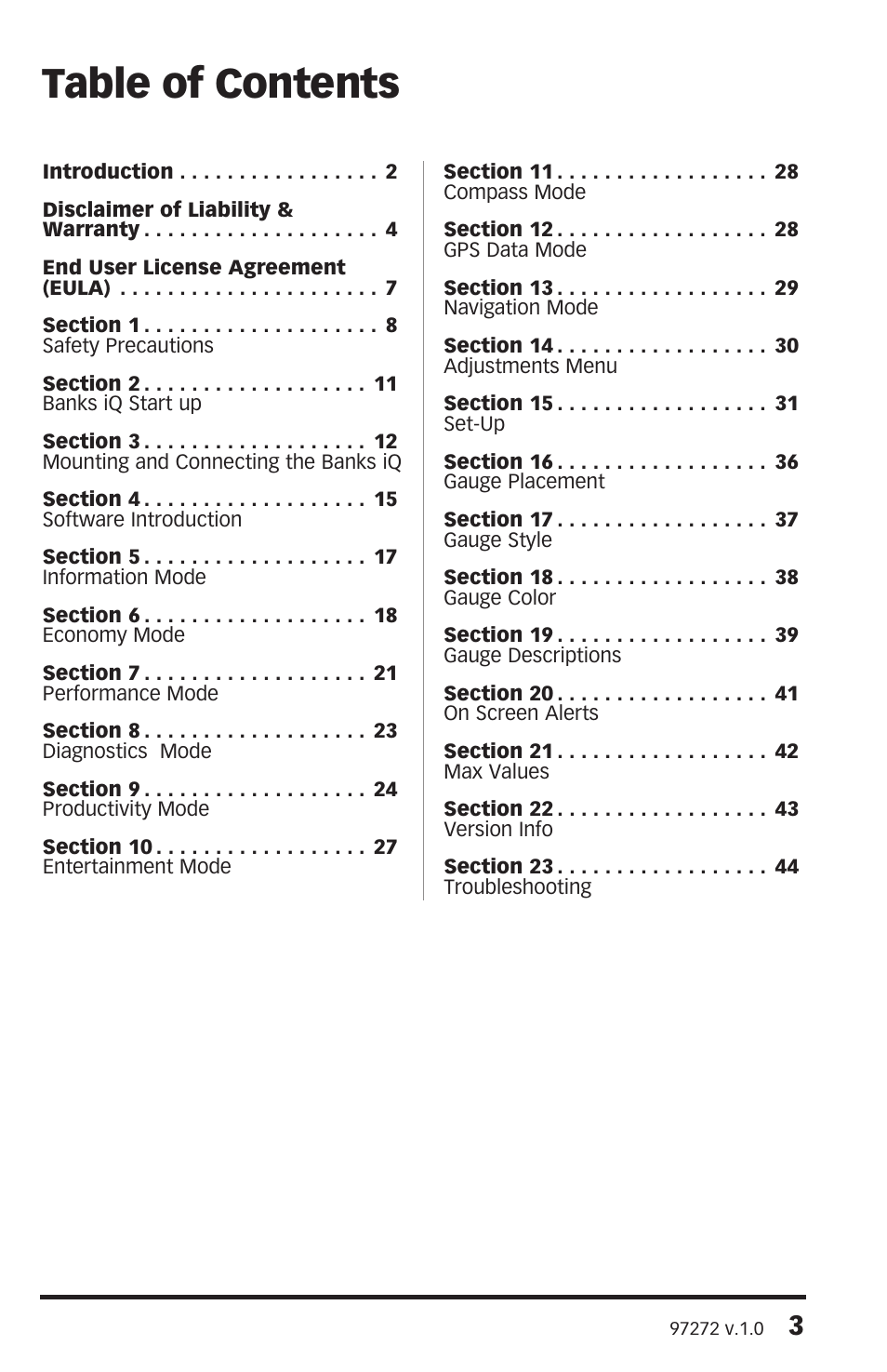 Banks Power Interface- Banks iQ 1996 & Later Vehicles with OBDII Diagnostics User Manual | Page 3 / 46