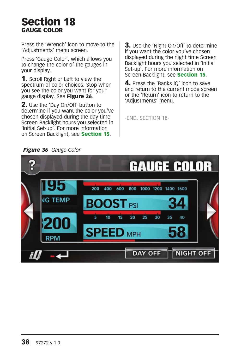 Banks Power Interface- Banks iQ 1996 & Later Vehicles with OBDII Diagnostics User Manual | Page 38 / 46