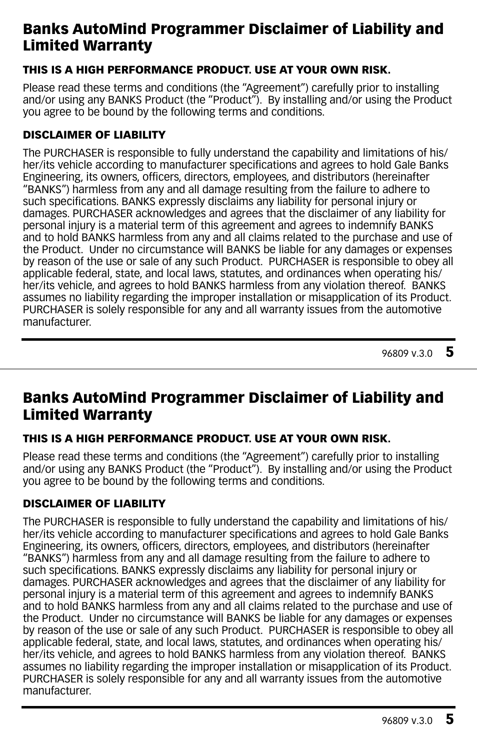 Banks Power Jeep Trucks: (Gas ’07 - 11 3.8L) Programmer- AutoMind, Quick Reference Guide User Manual | Page 5 / 12