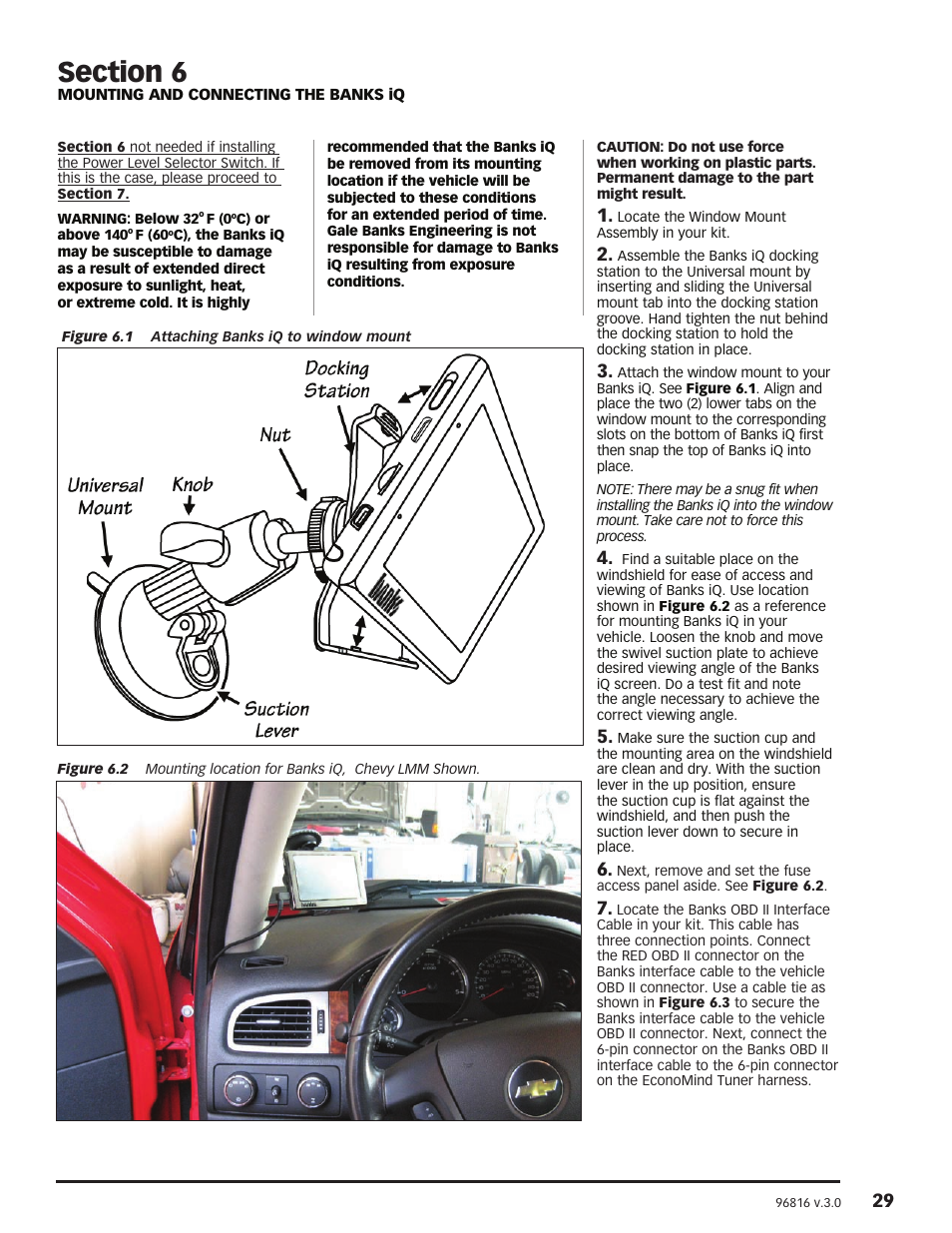 Banks Power Chevy_GMC Trucks: Duramax LLY-LBZ (Diesel ’06 - 07 6.6L) Power Systems- PowerPack & Stinger Systems w EconoMind (LLY & LBZ) '06-07 (iQ) Compatible with Optional Banks iQ User Manual | Page 29 / 40