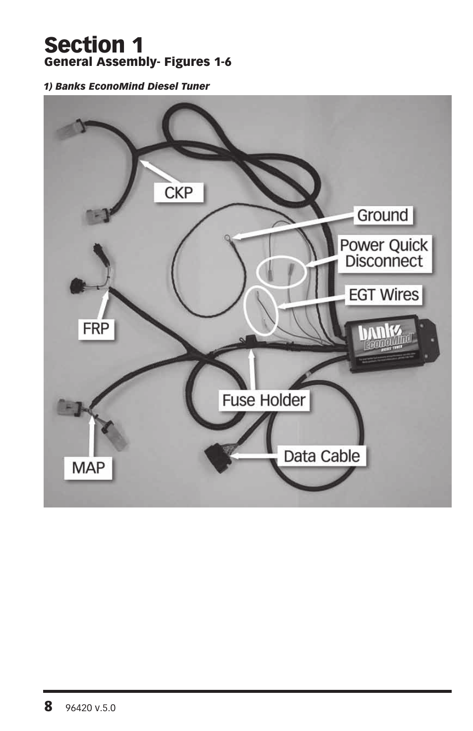 Banks Power Cummins Motorhomes: (Diesel ’03 - 07 ISB-CR 5.9L) Tuner- EconoMind Diesel Tuner, Class-A w_Allison 3000MH '03-07  Compatible with Optional PowerPDA & Dynafact Gauges User Manual | Page 8 / 36