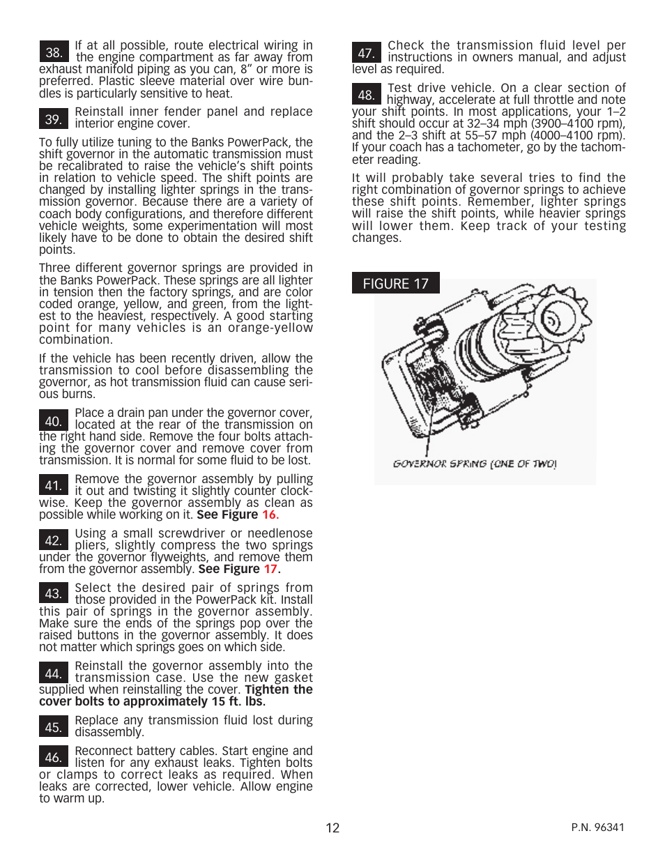 Banks Power GM Motorhomes: (Gas ’82 - 95 7.4L) PowerPack system (Carbureted, dual air pump) User Manual | Page 12 / 16