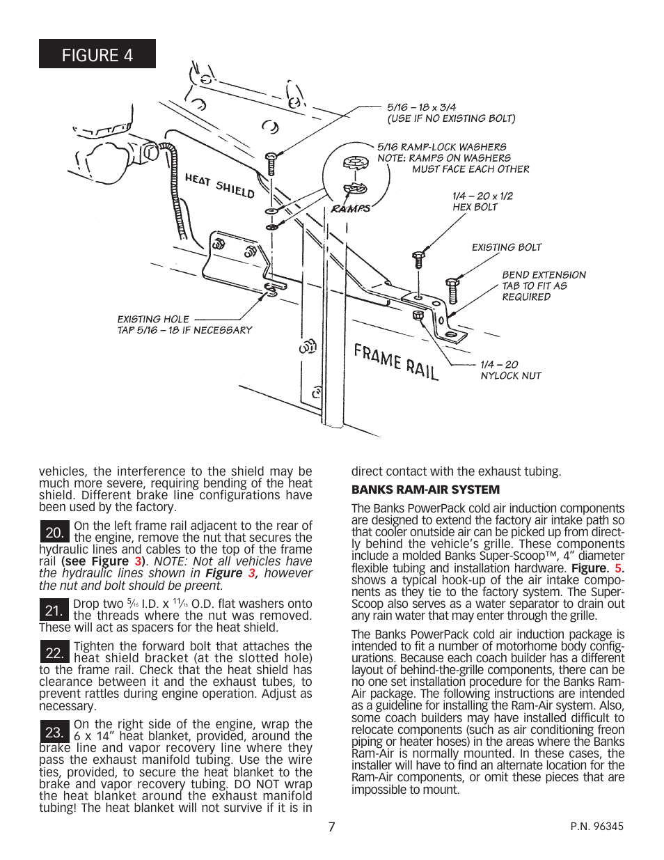 Figure 4 | Banks Power Ford Motorhomes: (Gas ’93 - 98 7.5L Class-A) PowerPack system (Class-A, Carb, JD-OK Chassis) For use w_ 460 carbureted engine User Manual | Page 7 / 12