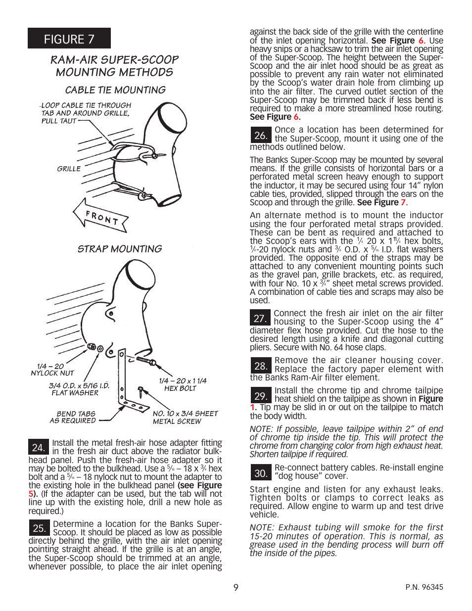 Figure 7 | Banks Power Ford Motorhomes: (Gas ’93 - 98 7.5L Class-A) PowerPack system (Class-A, Carb, JD-OK Chassis) For use w_ 460 carbureted engine User Manual | Page 9 / 12