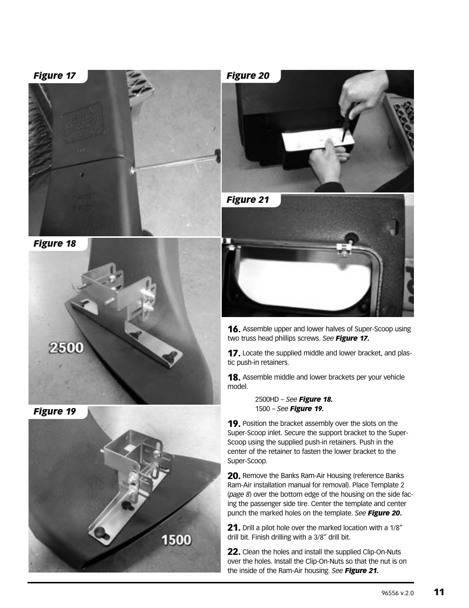 Banks Power Chevy_GMC Trucks: Duramax LML (Diesel ’11 - 14 6.6L) Intake- Ram-Air Super Scoop '11-13 User Manual | Page 11 / 16