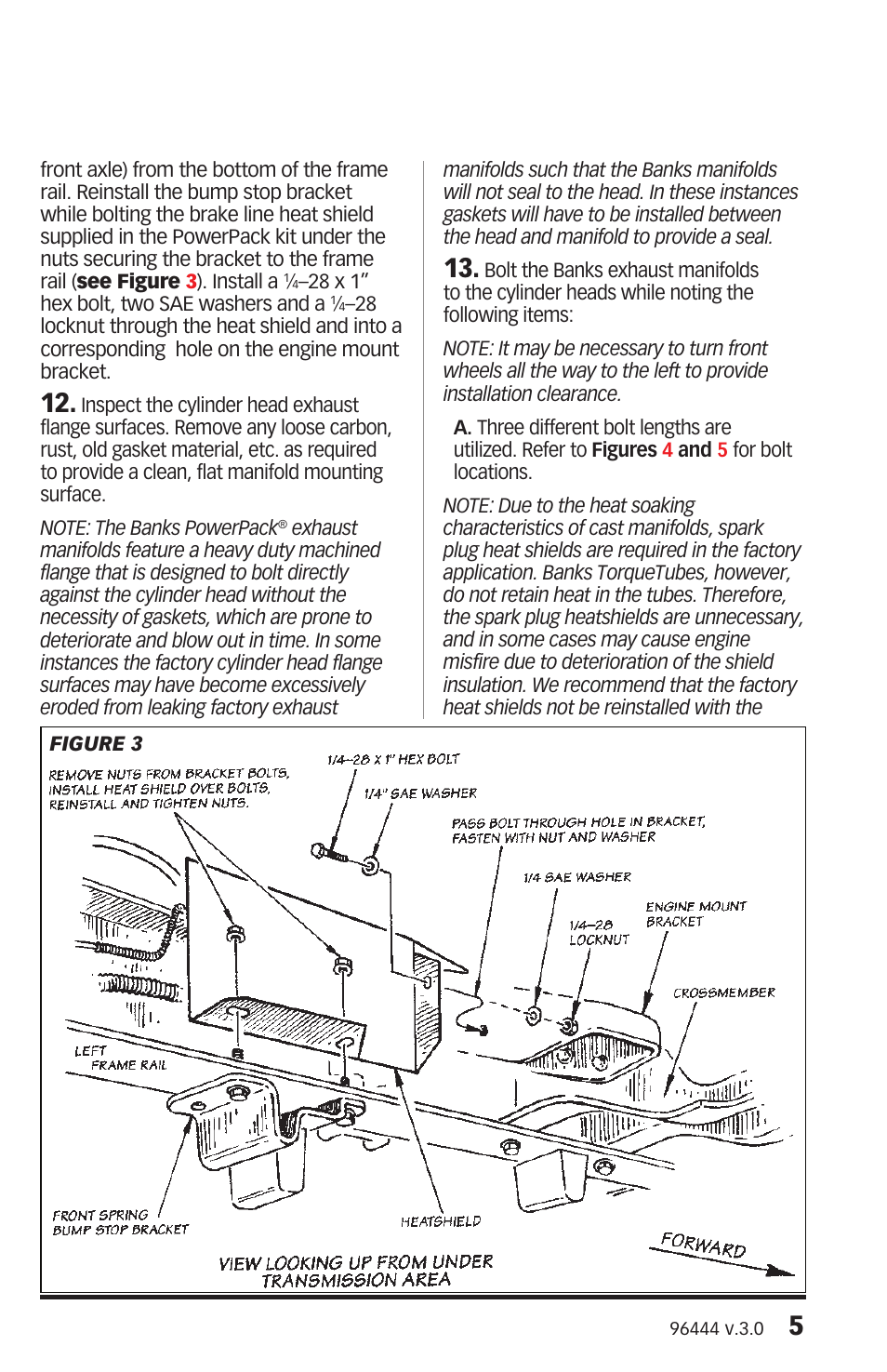 Banks Power Ford Motorhomes: (Gas ’93 - 98 7.5L Class-A) PowerPack System (Class-A, Ford chassis, non-cat) For Use w_ 460 EFI Engine User Manual | Page 5 / 20