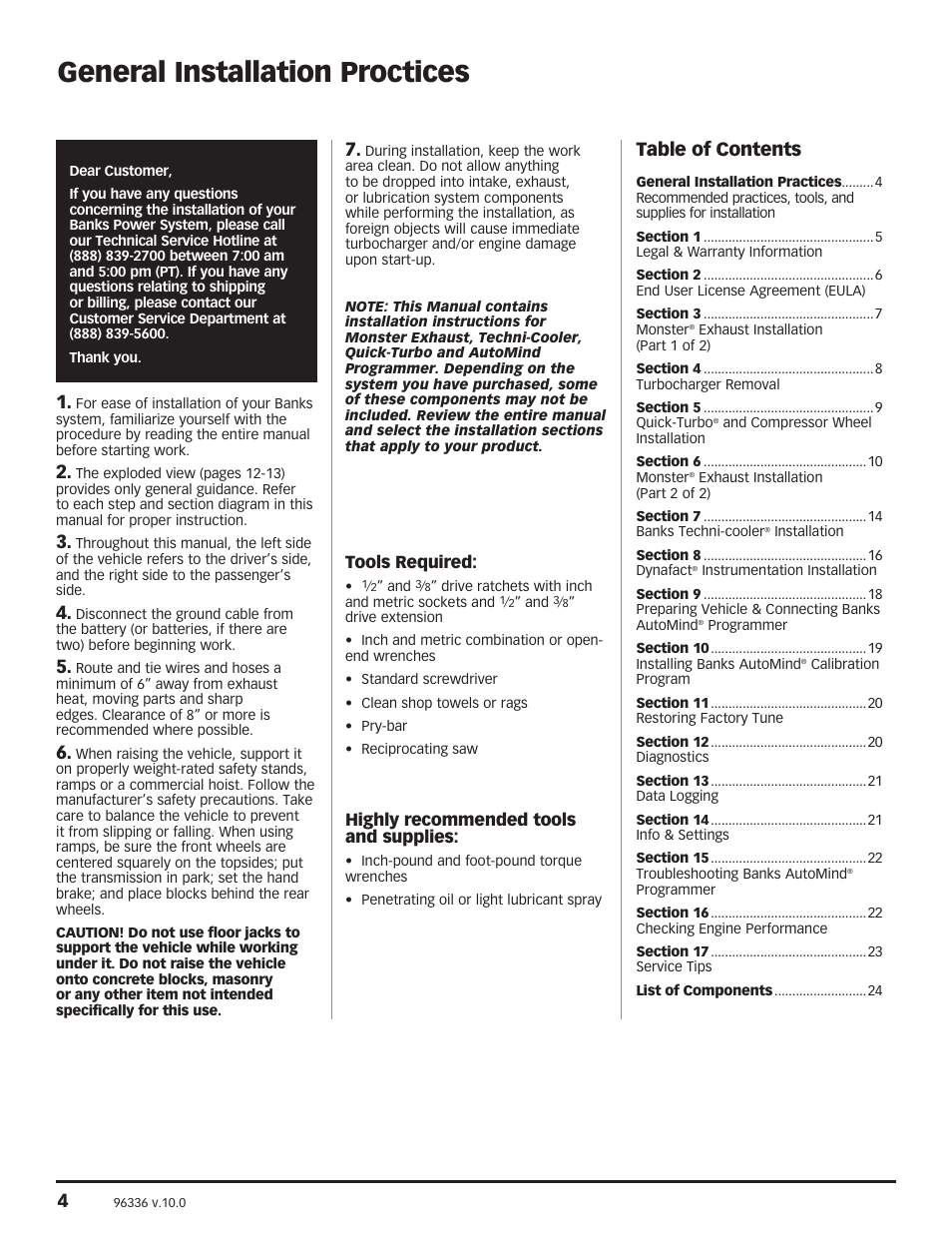 Banks Power Ford Trucks: (Diesel ’99 - 03 7.3L Power Stroke) Power Systems- PowerPack, Stinger-Plus, Stinger & Git-Kit '19991_2-2003 F-250 & F-350 Trucks and Excursions User Manual | Page 4 / 28