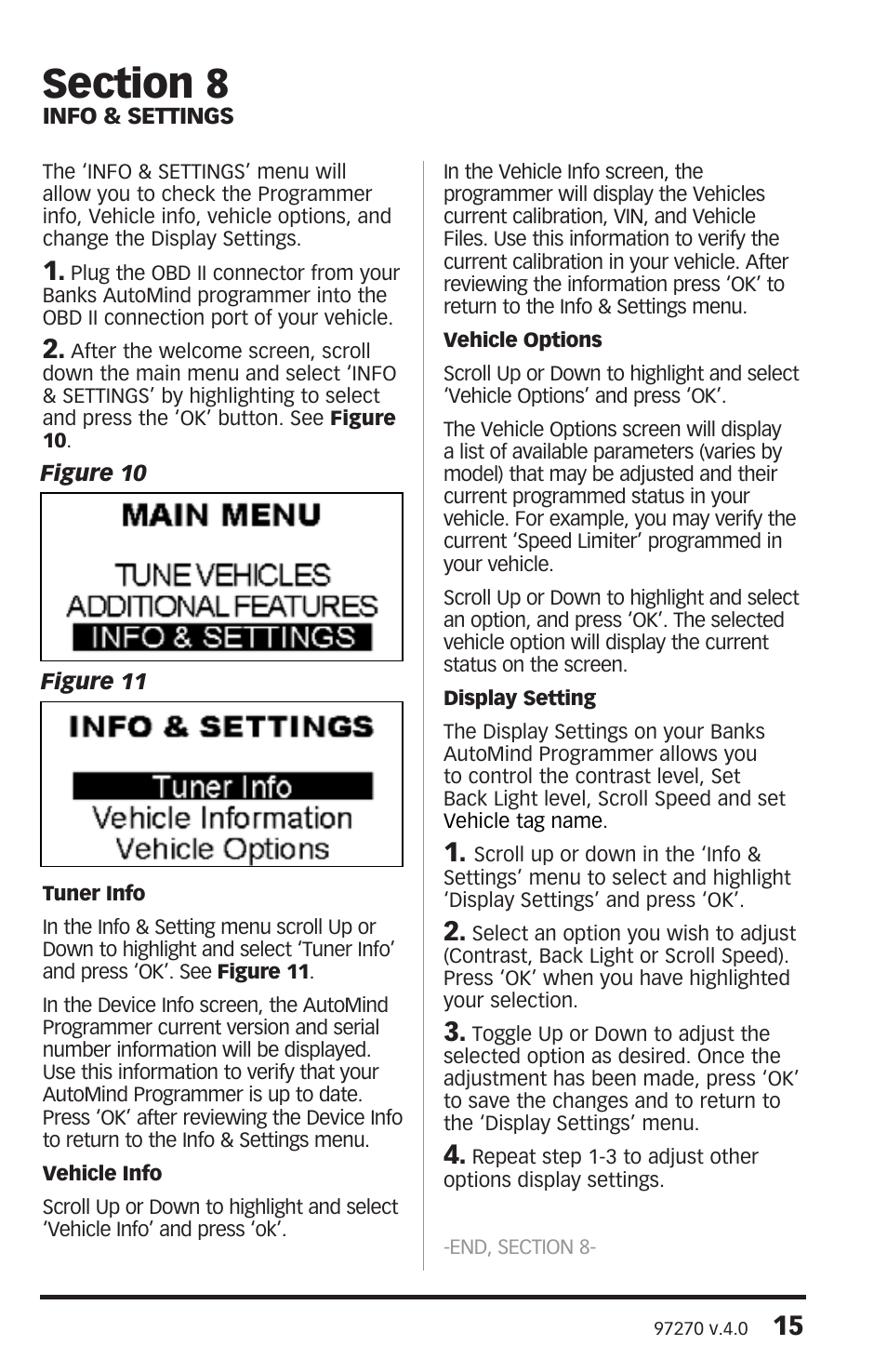 Banks Power Jeep Trucks: (Gas ’91 - 06 Wrangler 4.0L) Programmer- AutoMind Programmer User Manual | Page 15 / 16