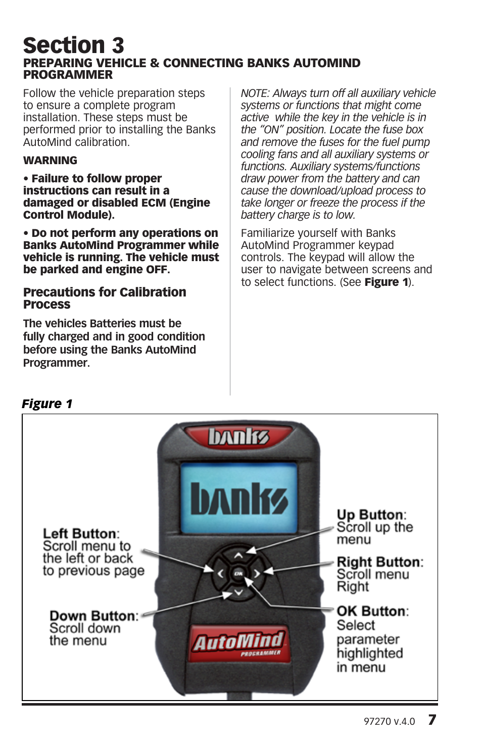 Banks Power Jeep Trucks: (Gas ’91 - 06 Wrangler 4.0L) Programmer- AutoMind Programmer User Manual | Page 7 / 16
