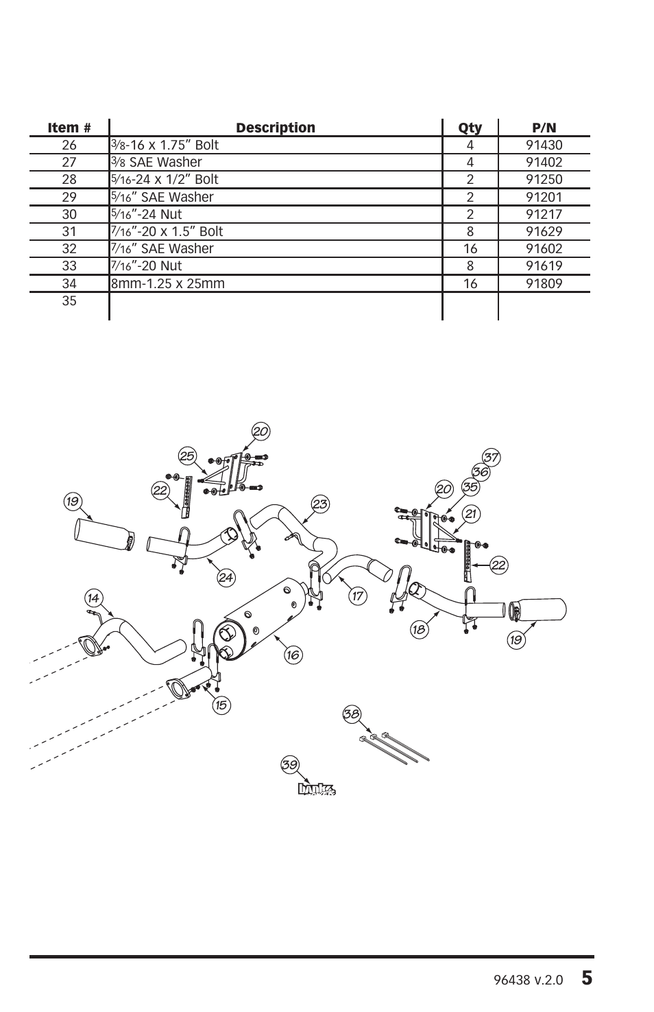 Banks Power GM Motorhomes: (Gas ’01 - 10 8.1L Workhorse) PowerPack & Stinger systems '05 & Later Class-A MH, W-24 chassis User Manual | Page 5 / 14